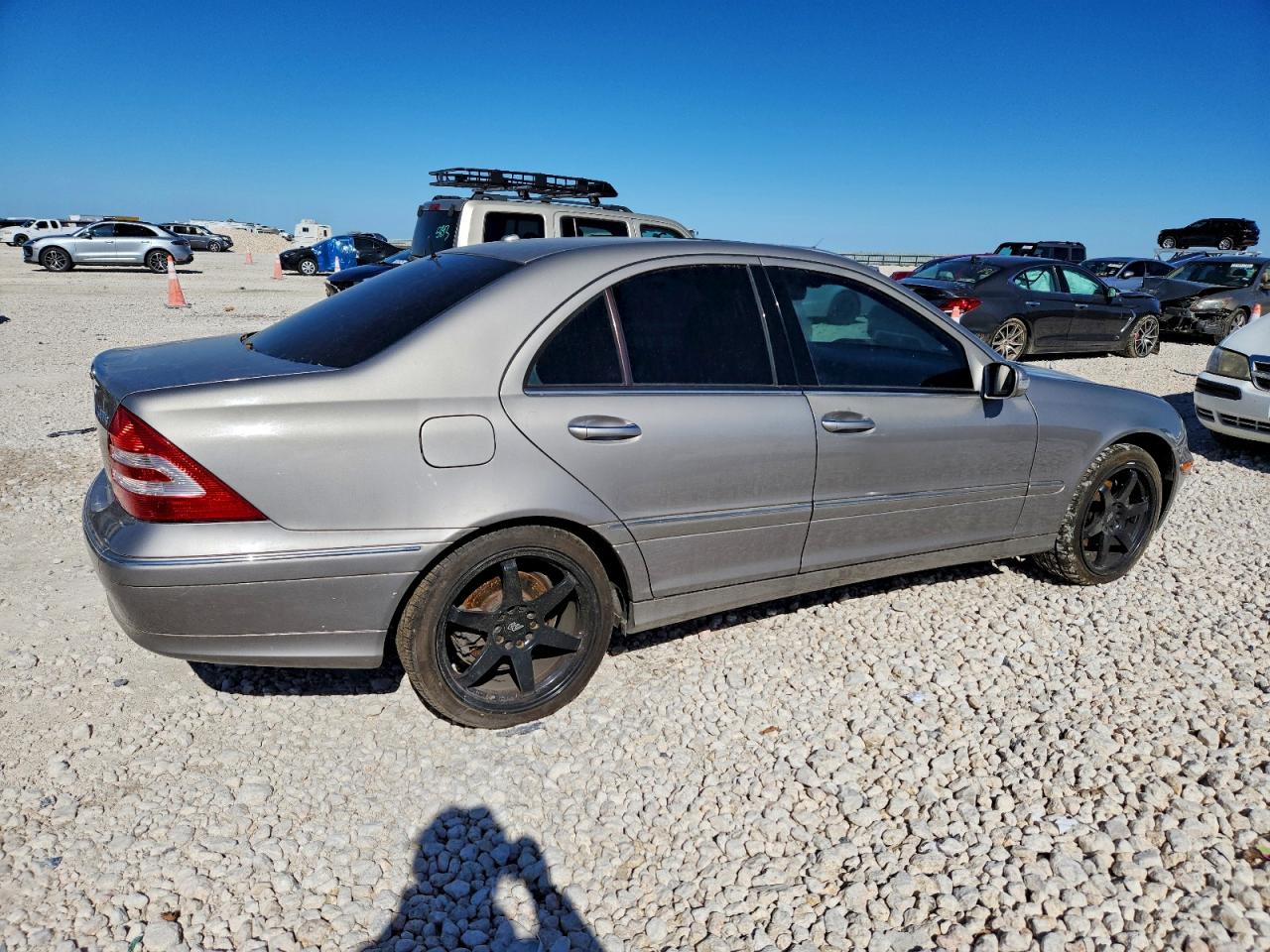 2007 Mercedes-benz C 280 4matic Silver vin: WDBRF92HX7F908846