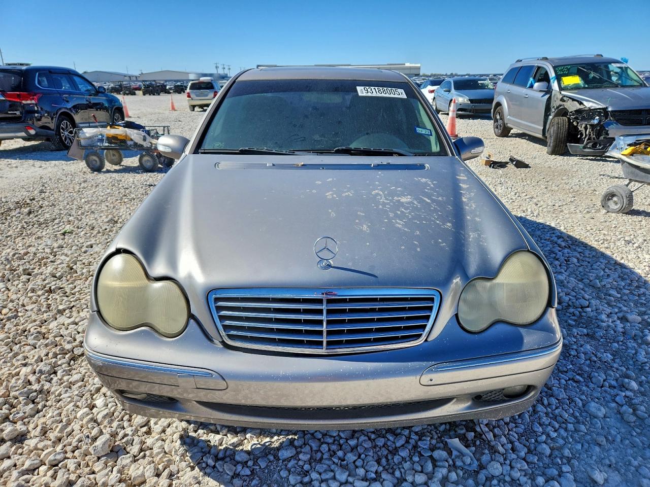 2007 Mercedes-benz C 280 4matic Silver vin: WDBRF92HX7F908846