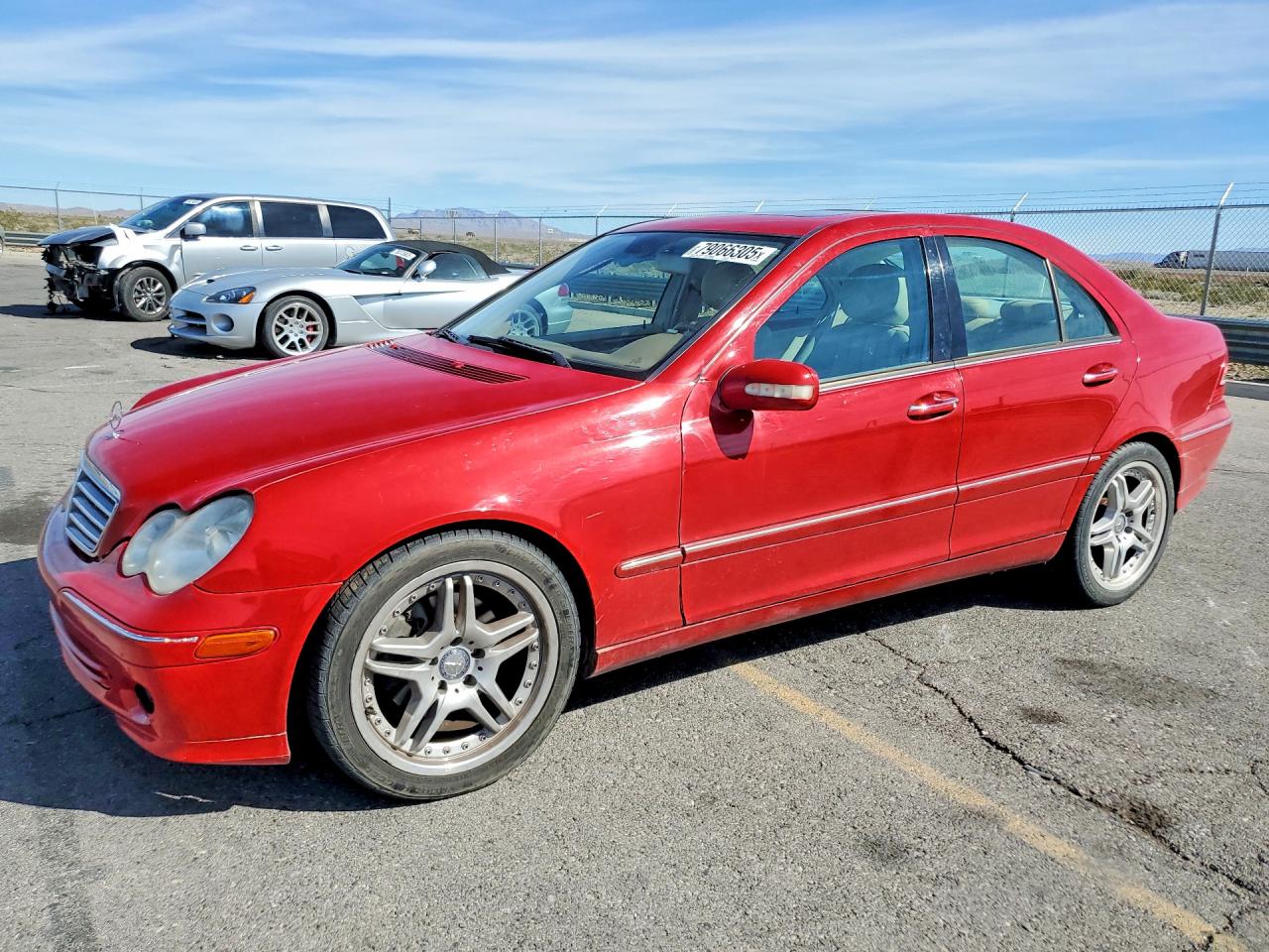 2007 Mercedes-benz C 280 4matic Красный vin: WDBRF92HX7F930653