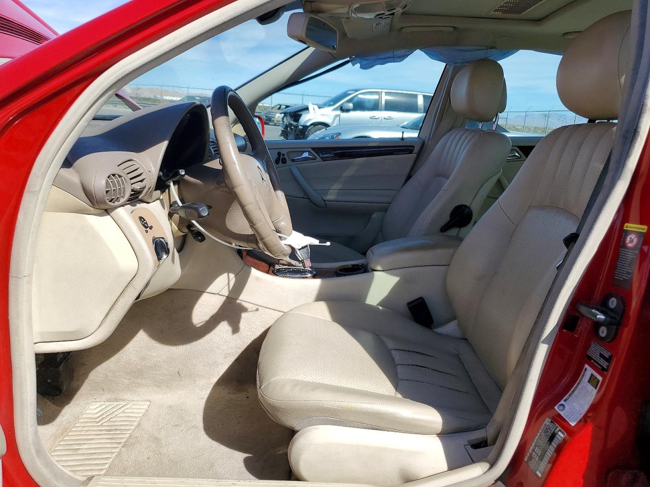 2007 Mercedes-benz C 280 4matic Красный vin: WDBRF92HX7F930653