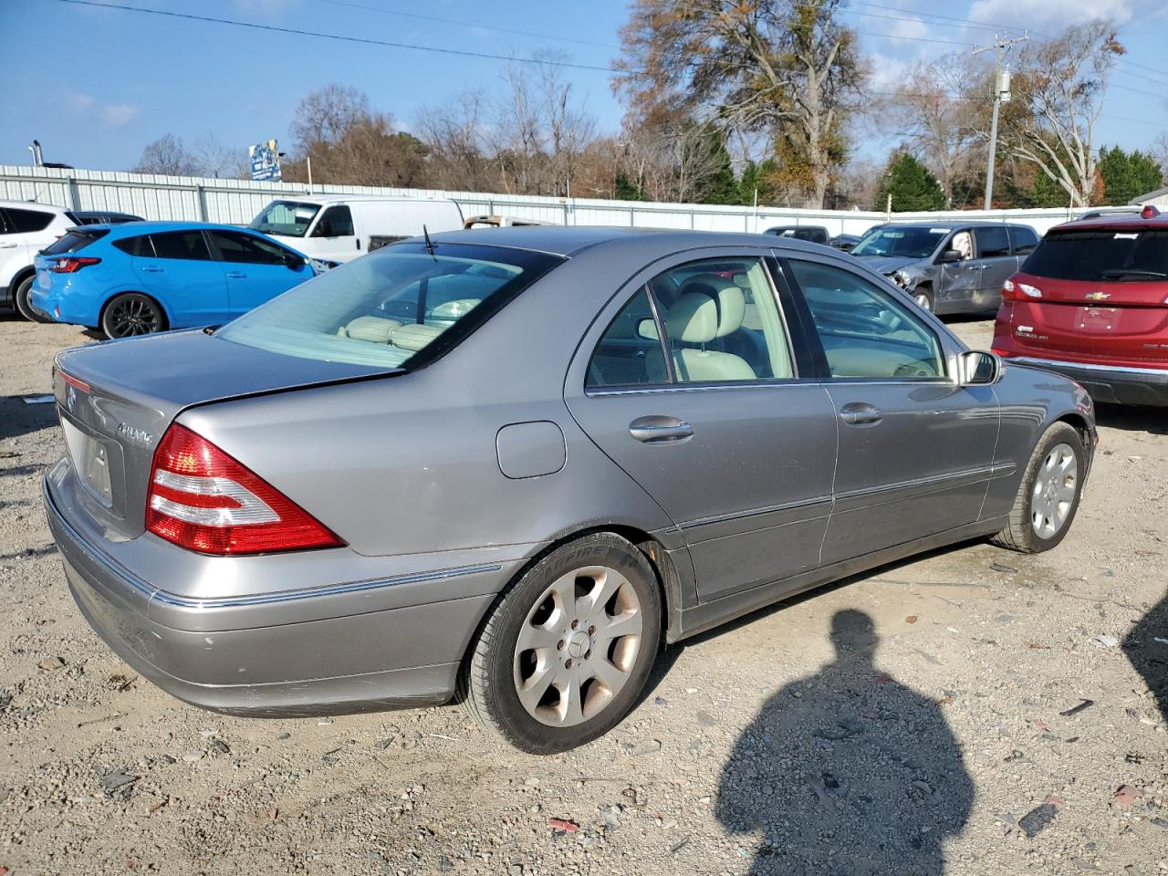 2006 Mercedes-benz C 280 4matic Gray vin: WDBRF92J26F781544