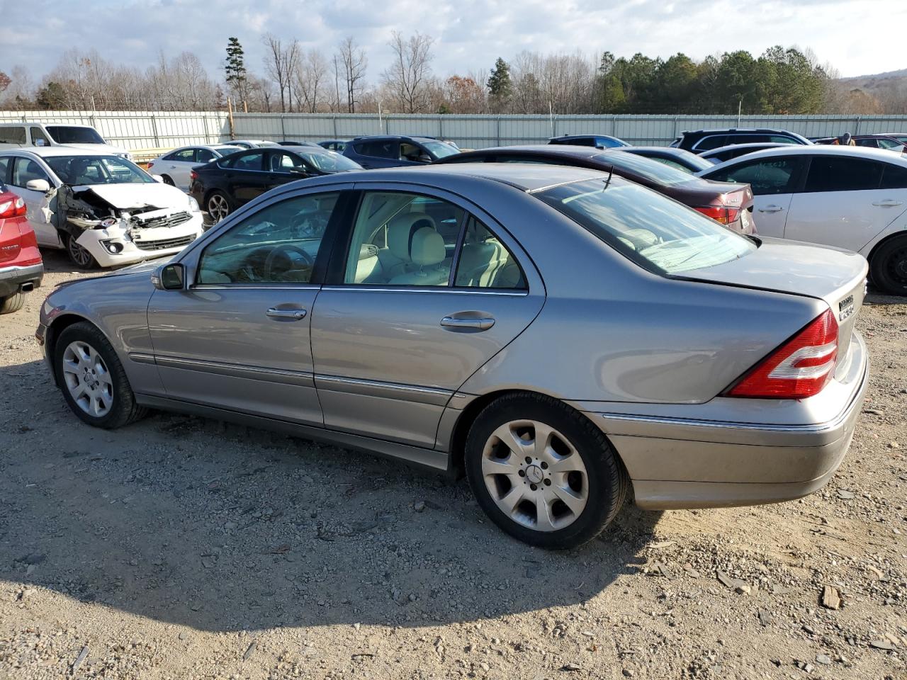 2006 Mercedes-benz C 280 4matic Gray vin: WDBRF92J26F781544