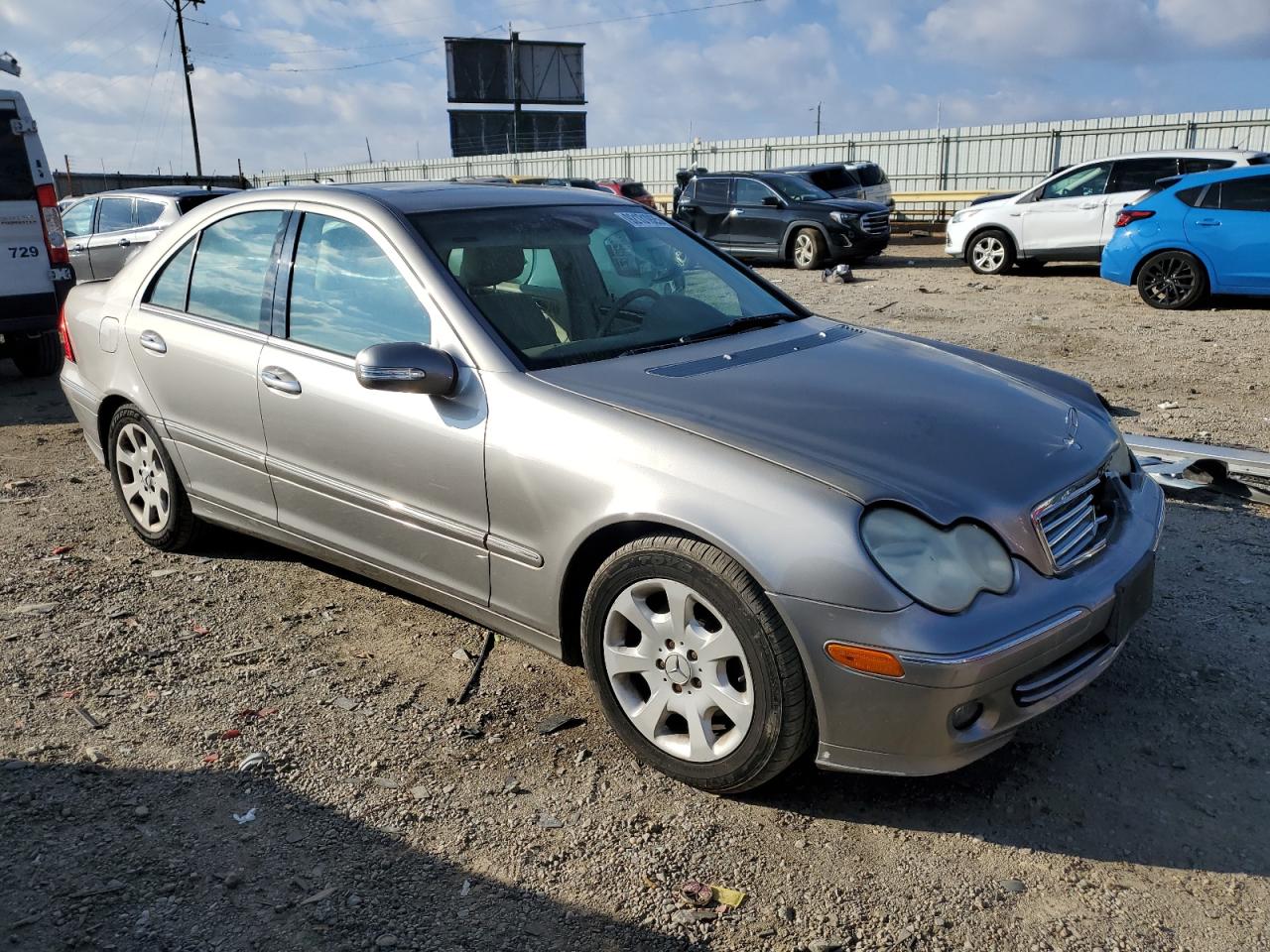 2006 Mercedes-benz C 280 4matic Gray vin: WDBRF92J26F781544