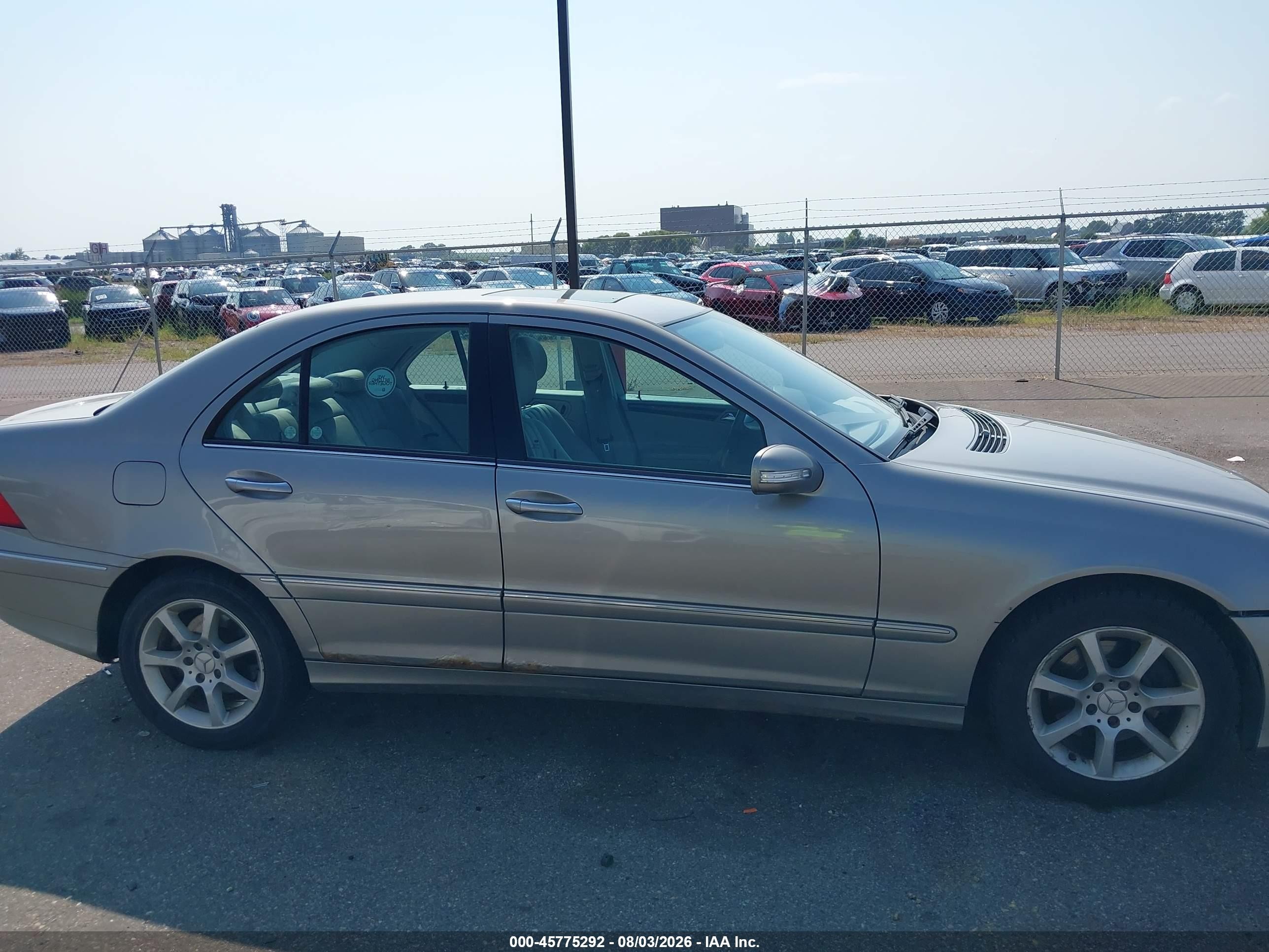 2007 Mercedes-benz C 280 Luxury 4matic Silver vin: WDBRF92J57F906974