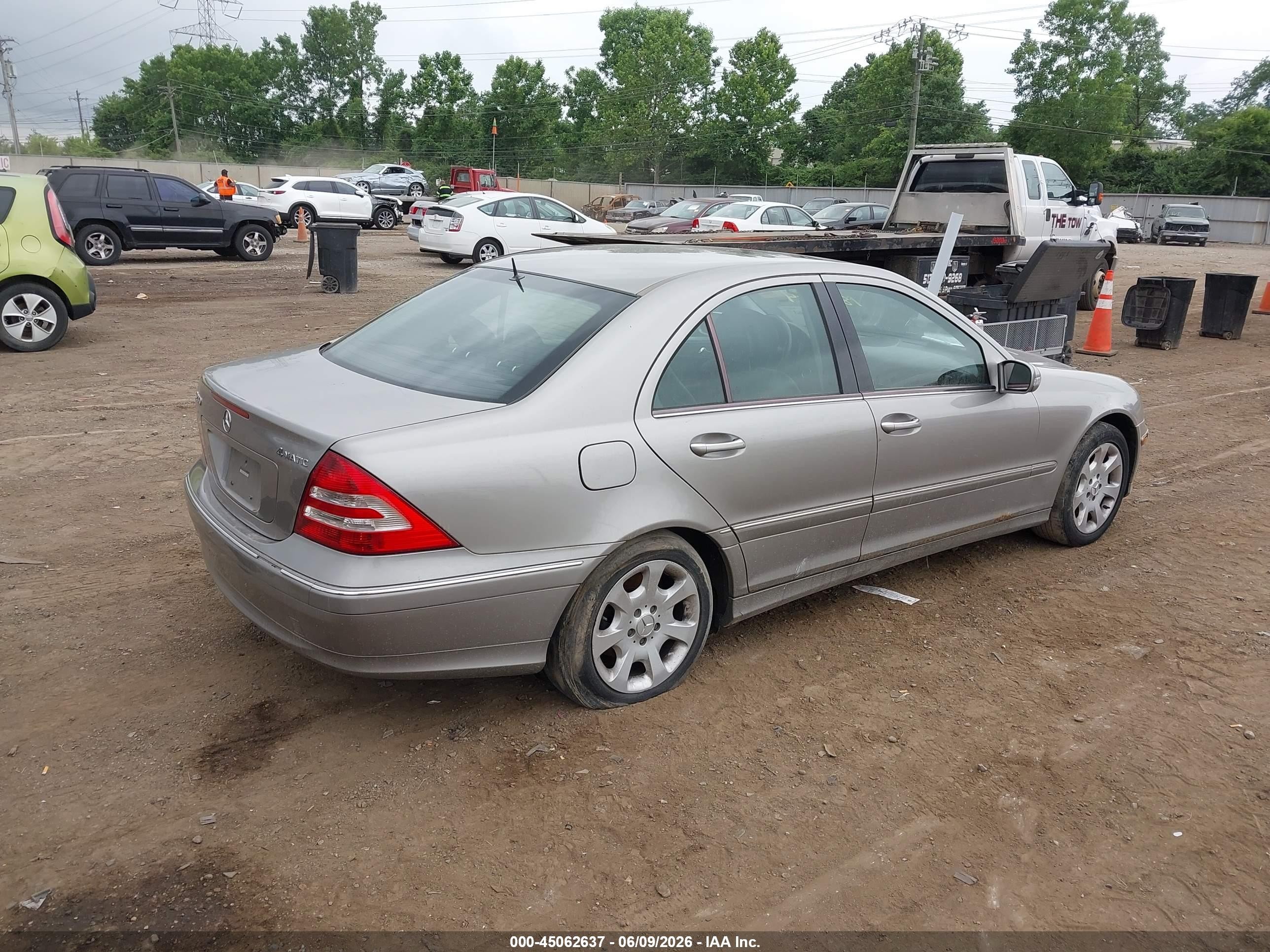 2006 Mercedes-benz C 280 Luxury 4matic Gray vin: WDBRF92J76F751553
