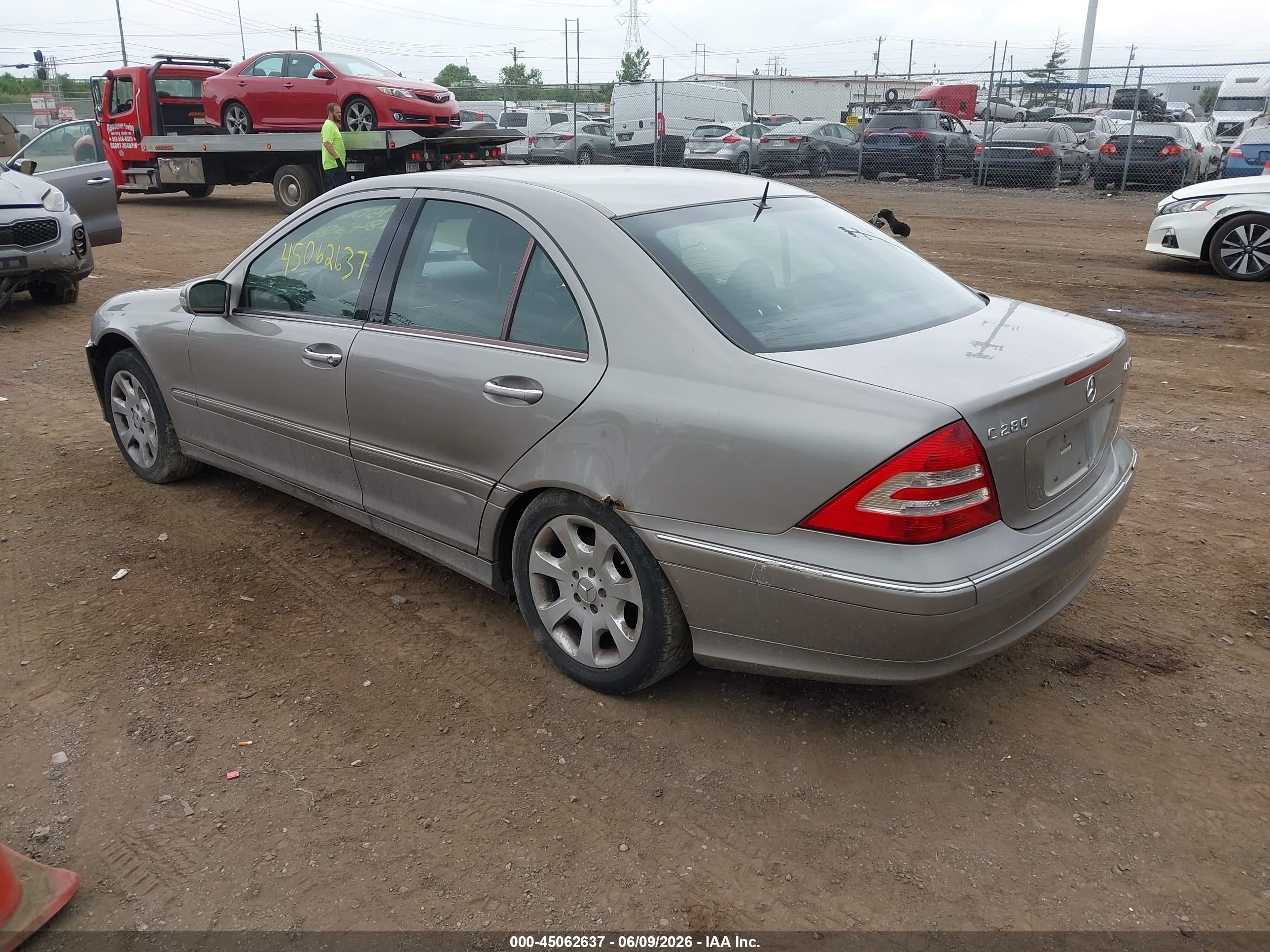 2006 Mercedes-benz C 280 Luxury 4matic Gray vin: WDBRF92J76F751553