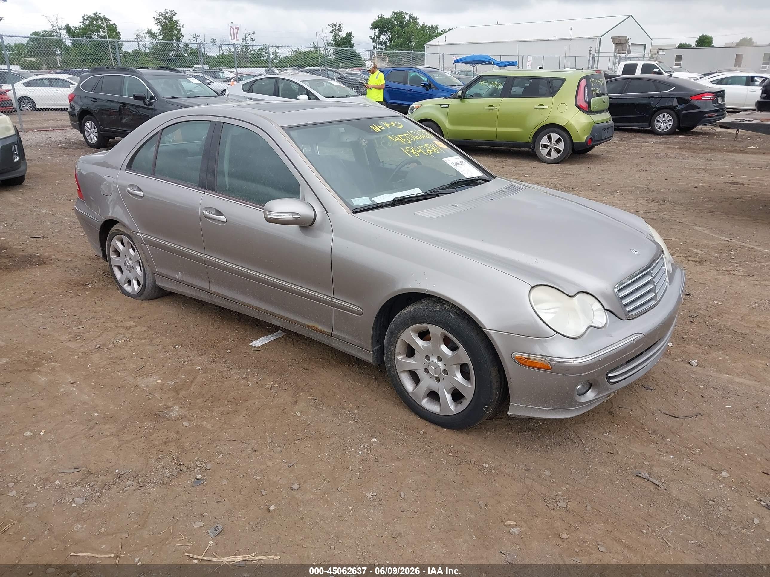 2006 Mercedes-benz C 280 Luxury 4matic Gray vin: WDBRF92J76F751553