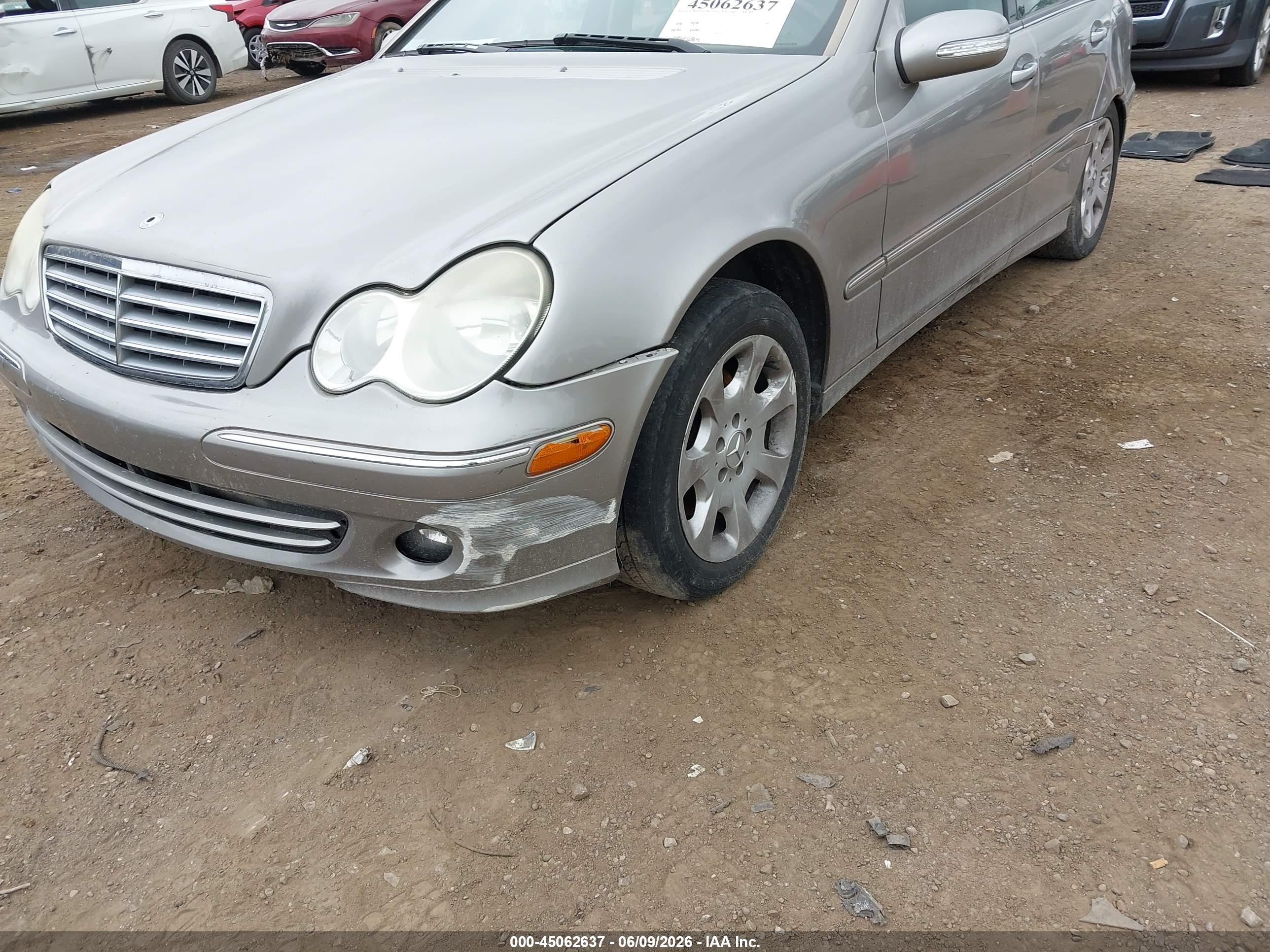 2006 Mercedes-benz C 280 Luxury 4matic Gray vin: WDBRF92J76F751553