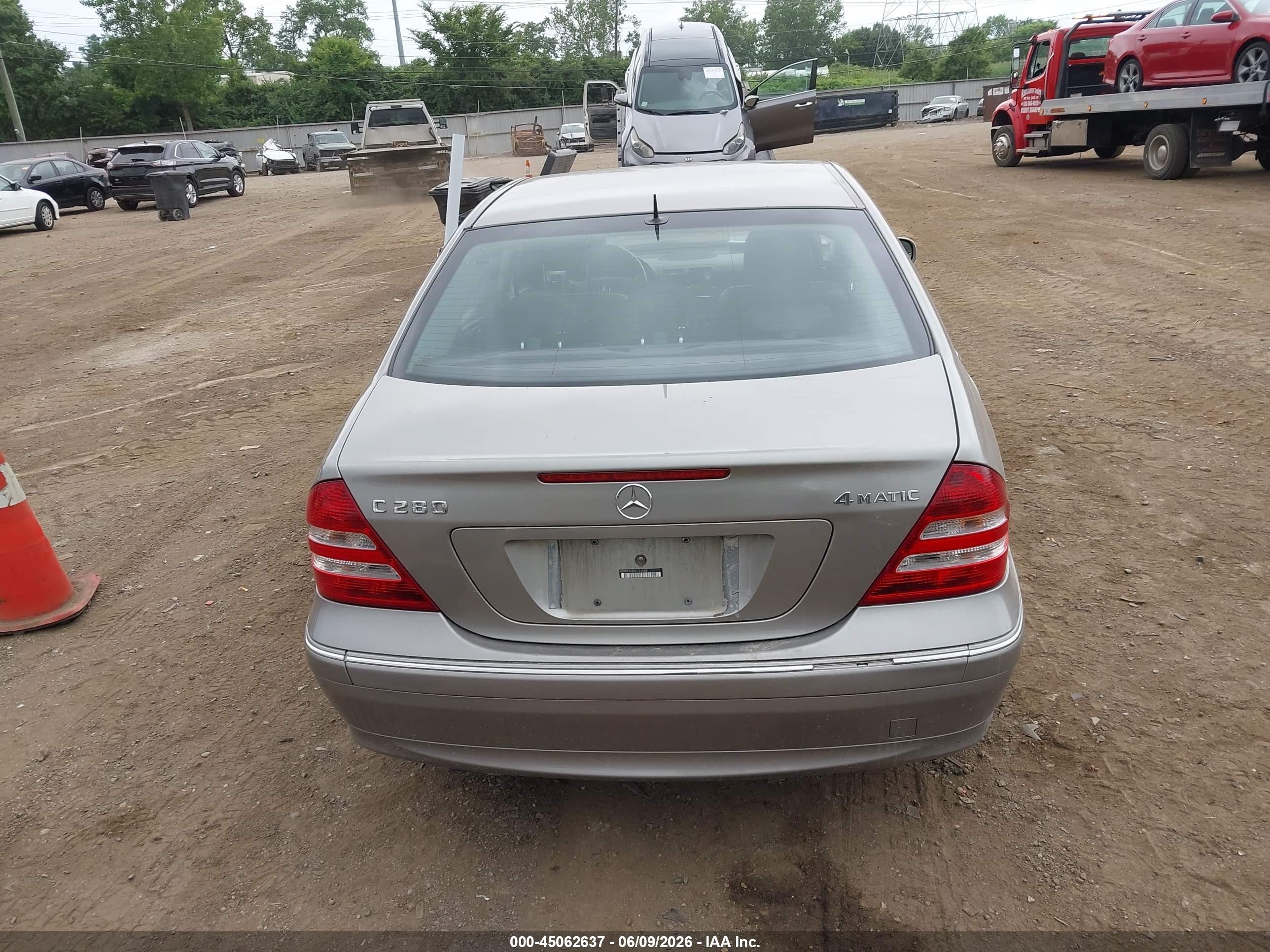 2006 Mercedes-benz C 280 Luxury 4matic Gray vin: WDBRF92J76F751553