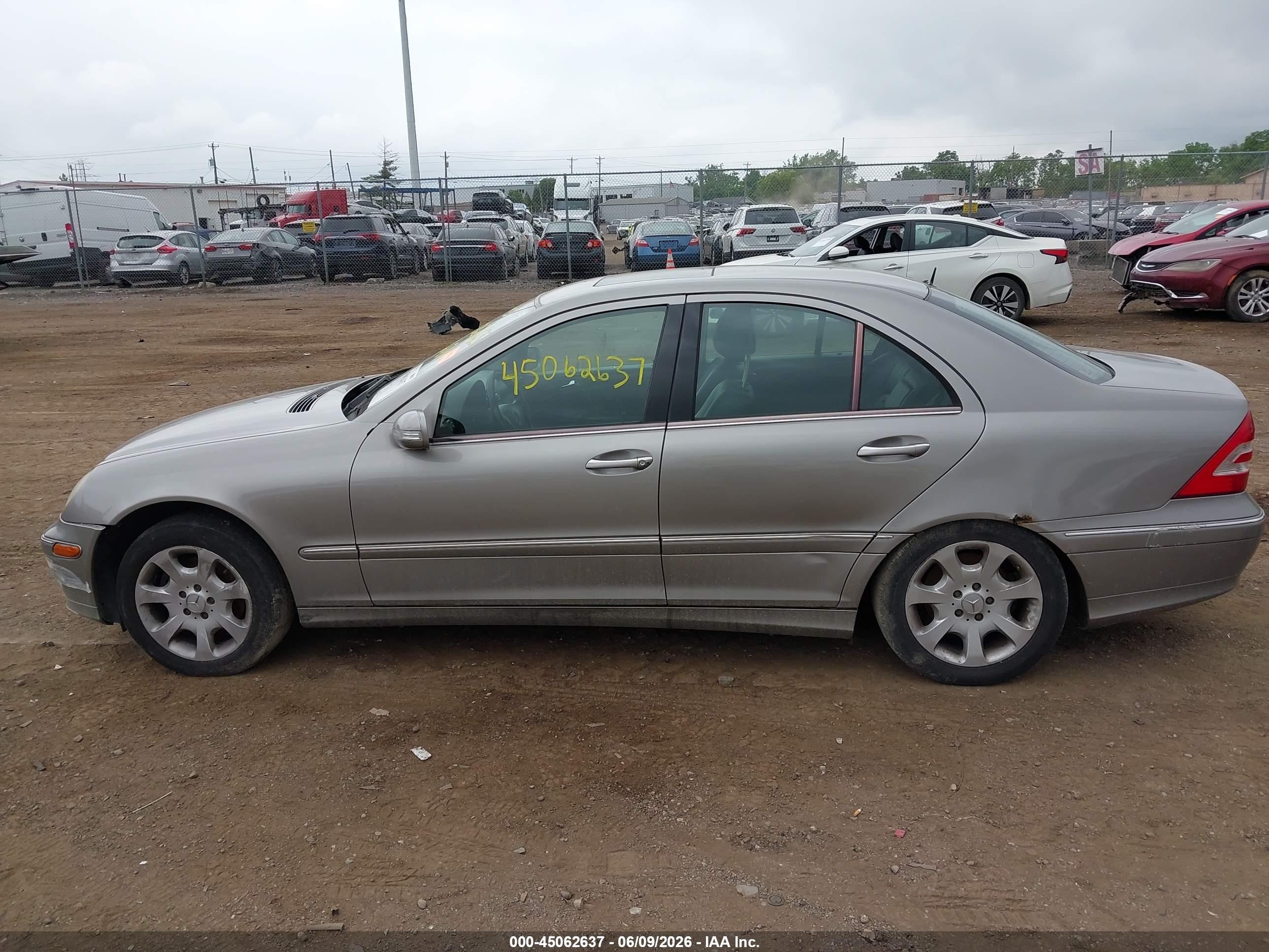 2006 Mercedes-benz C 280 Luxury 4matic Gray vin: WDBRF92J76F751553