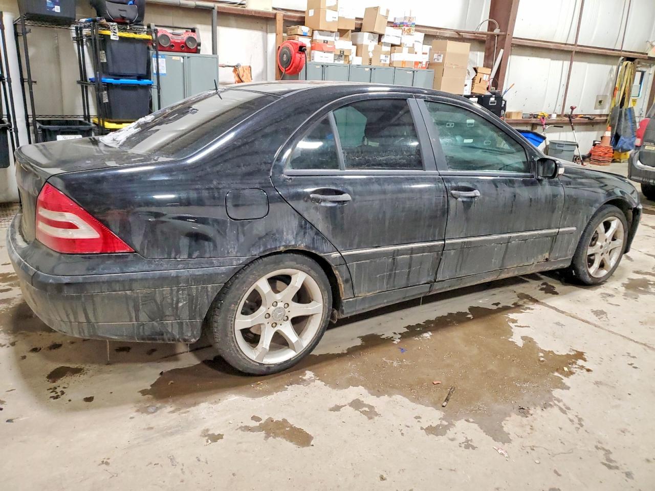2006 Mercedes-benz C 280 4matic Black vin: WDBRF92J86F798039
