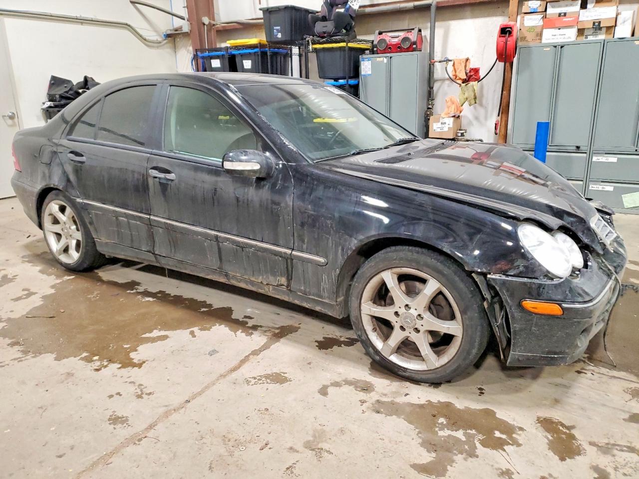 2006 Mercedes-benz C 280 4matic Black vin: WDBRF92J86F798039