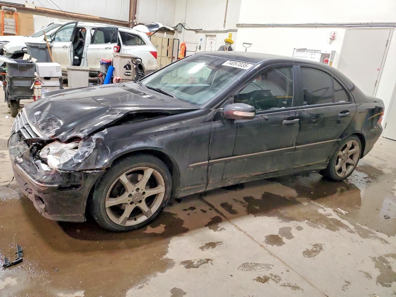 2006 Mercedes-benz C 280 4matic Black vin: WDBRF92J86F798039
