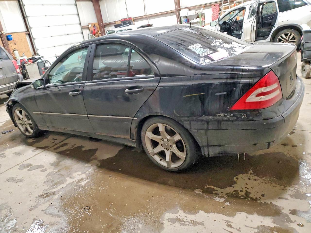 2006 Mercedes-benz C 280 4matic Black vin: WDBRF92J86F798039