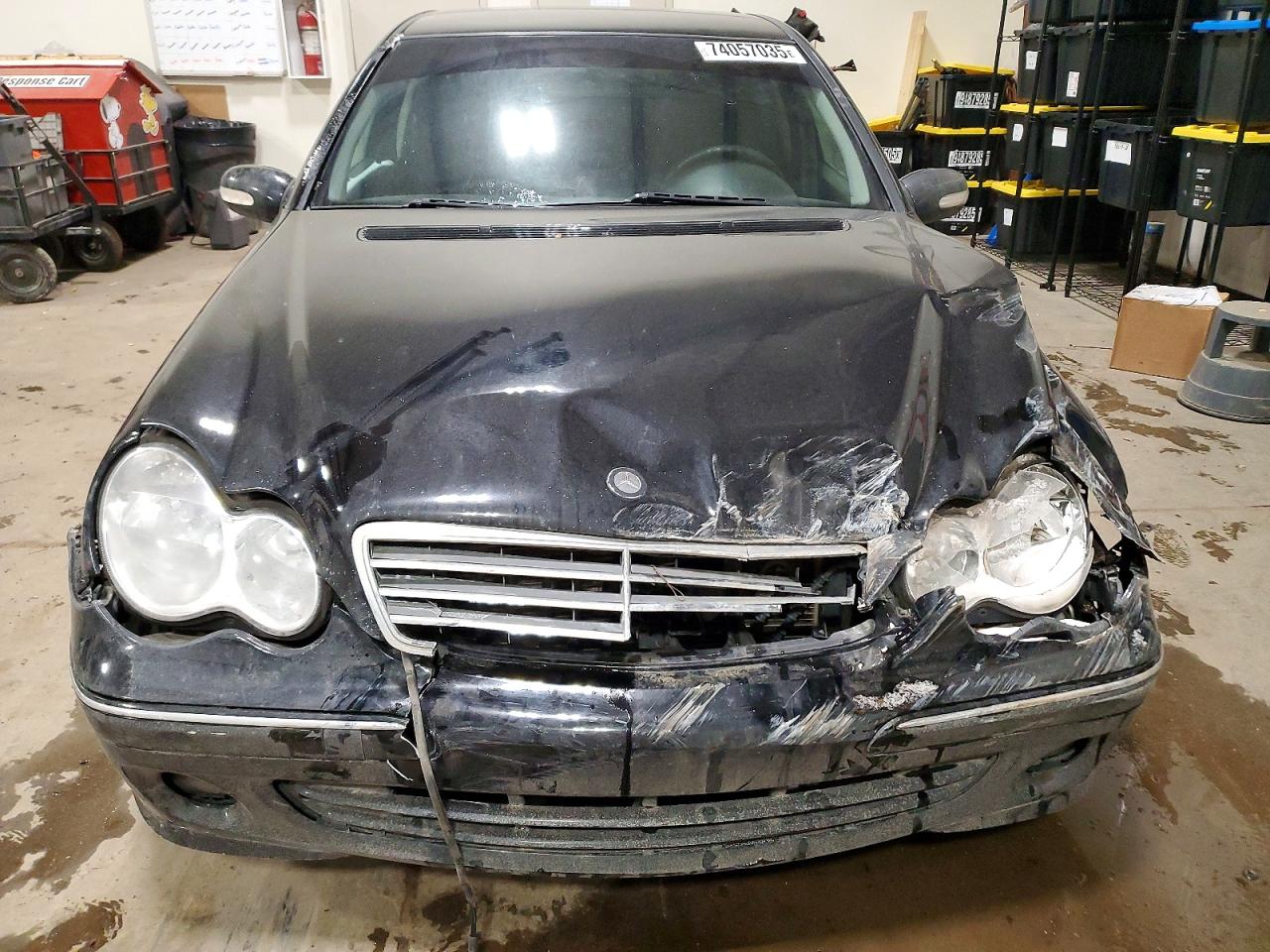 2006 Mercedes-benz C 280 4matic Black vin: WDBRF92J86F798039