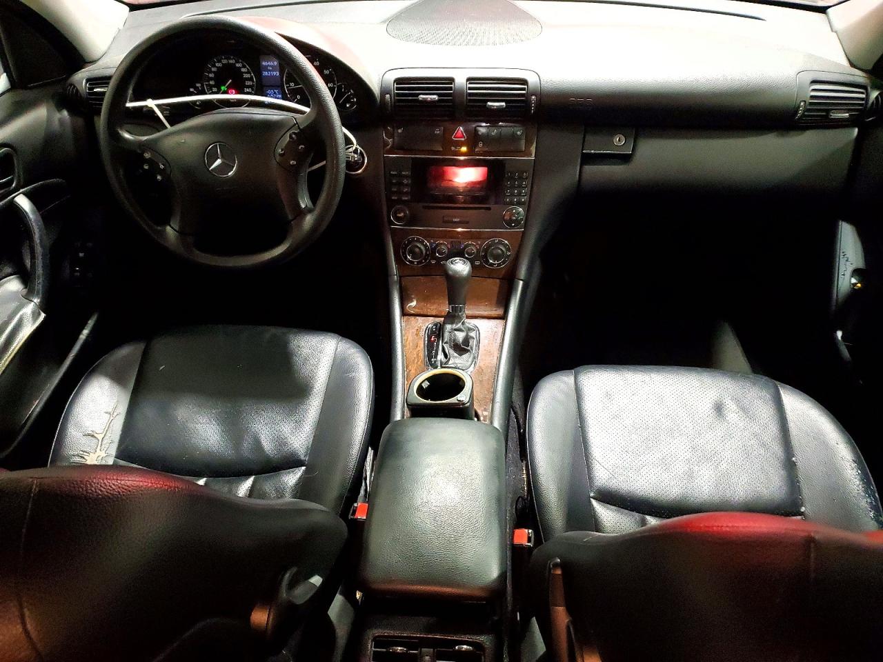 2006 Mercedes-benz C 280 4matic Black vin: WDBRF92J86F798039