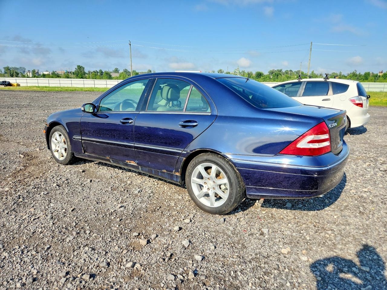 2006 Mercedes-benz C 280 4matic Синий vin: WDBRF92J96F823630