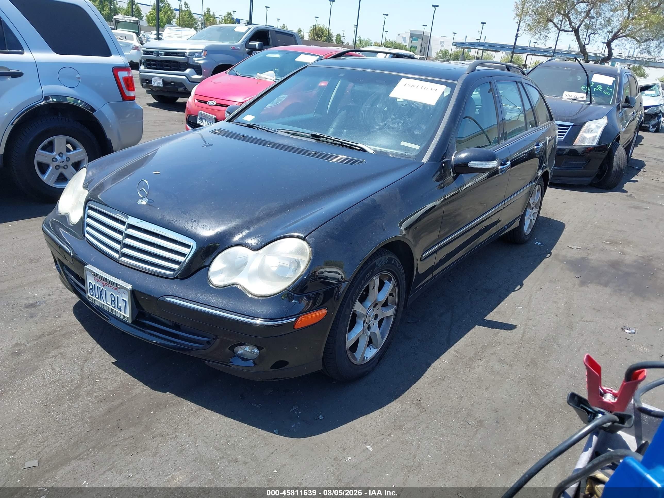 2005 Mercedes-benz C 240 Luxury Черный vin: WDBRH61J35F585637