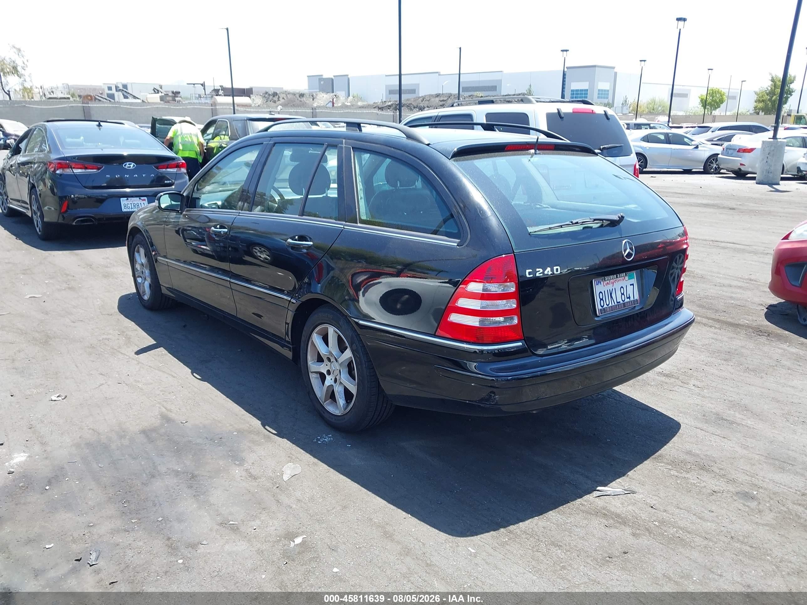 2005 Mercedes-benz C 240 Luxury Черный vin: WDBRH61J35F585637