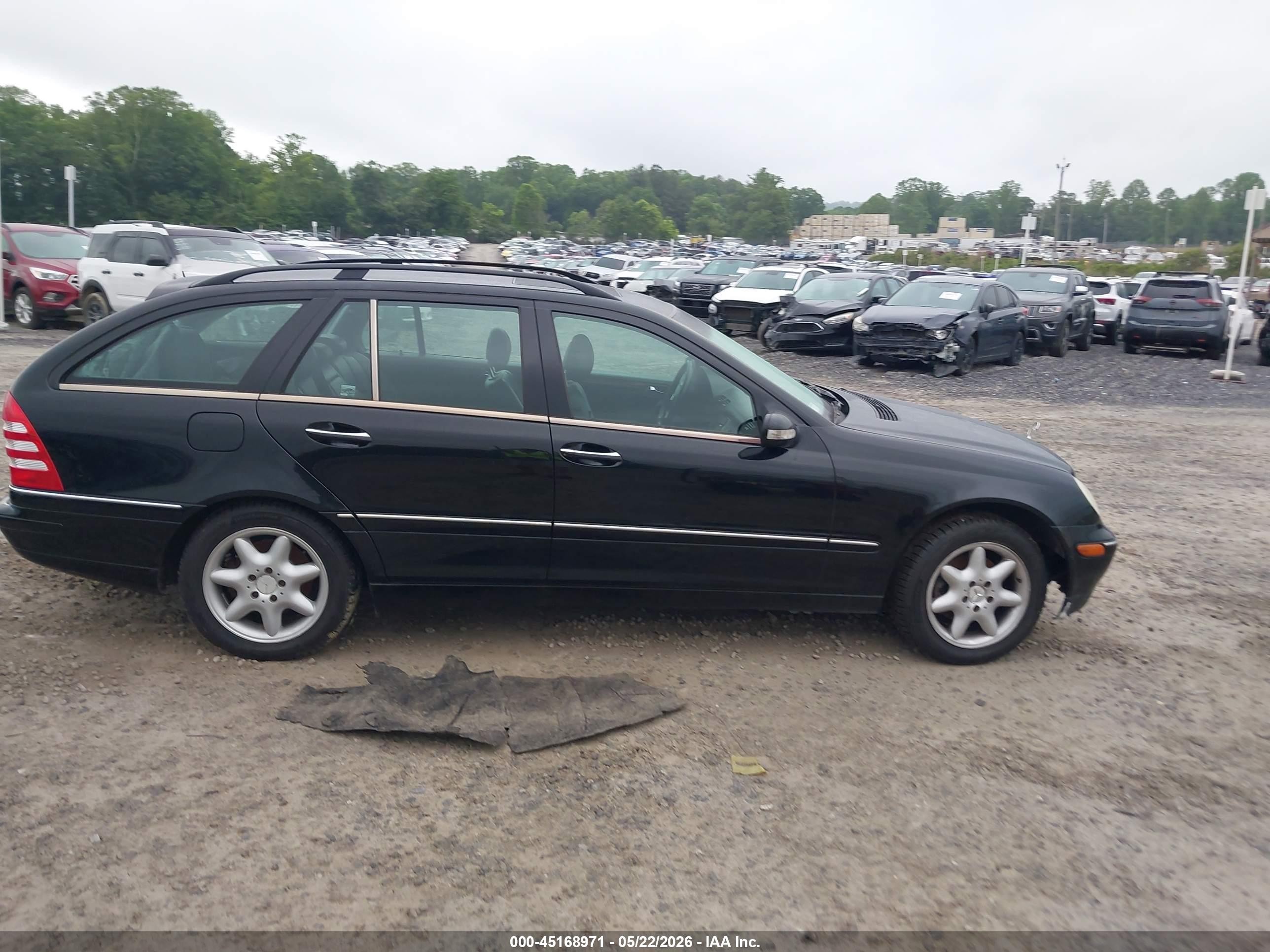 2003 Mercedes-benz C 240   Black vin: WDBRH61J53F369706