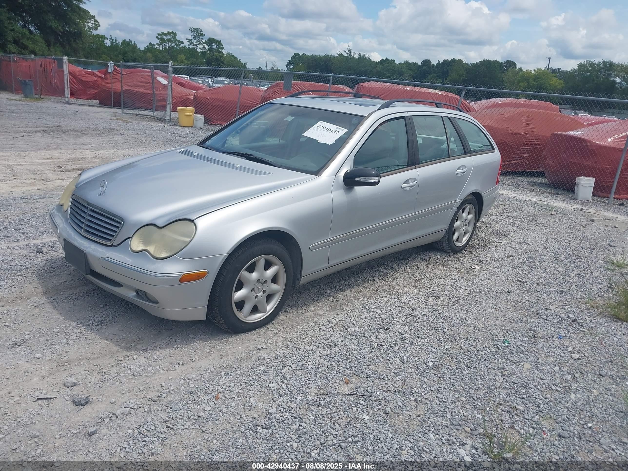 2003 Mercedes-benz C 240   Серебряный vin: WDBRH61J53F382570