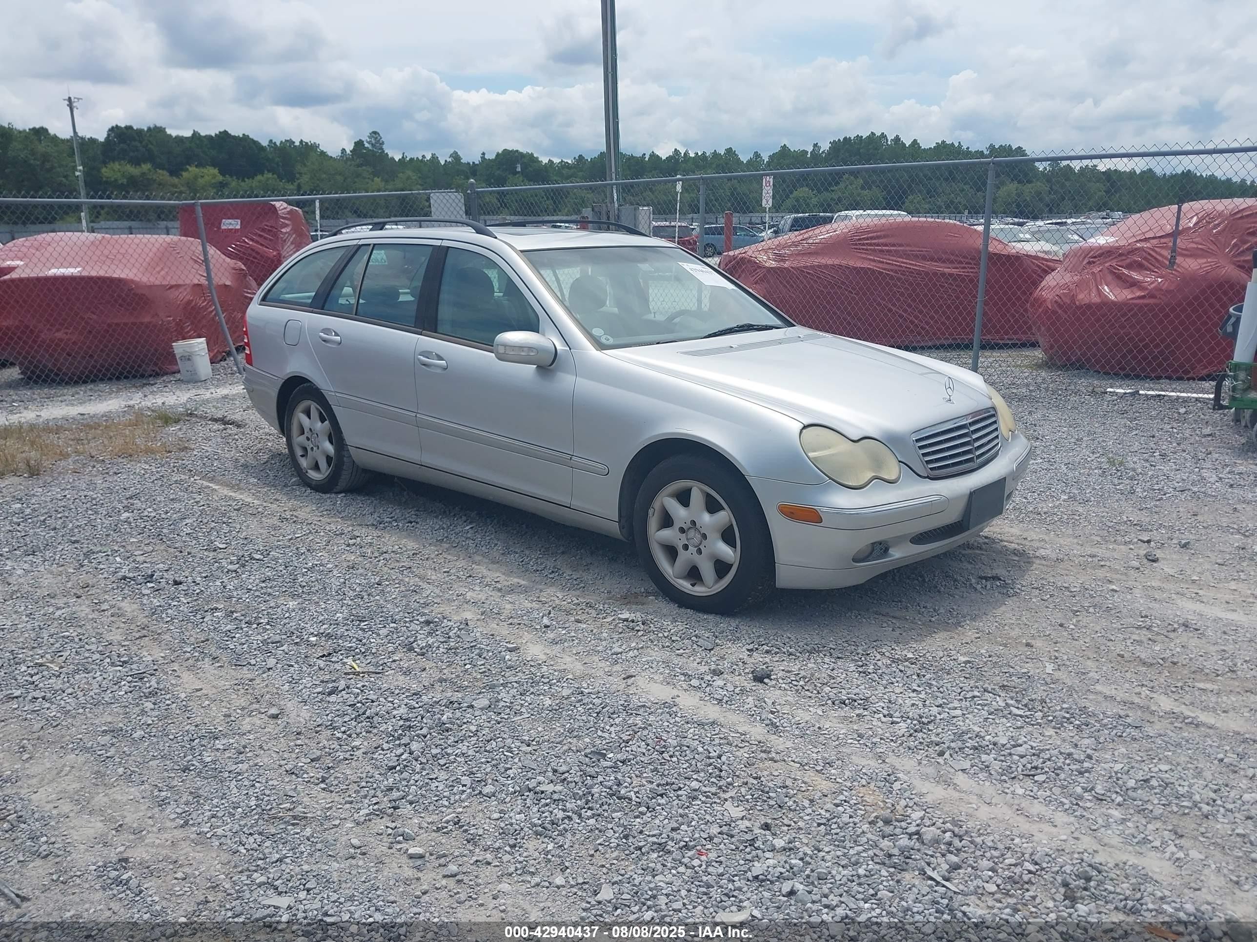 2003 Mercedes-benz C 240   Серебряный vin: WDBRH61J53F382570