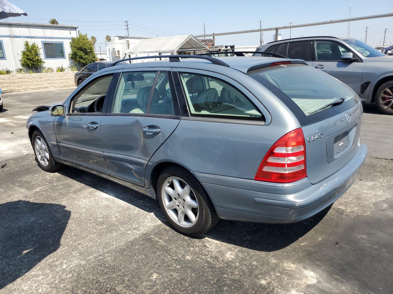 2004 Mercedes-benz C 240 Sportwagon Blue vin: WDBRH61J54F498871