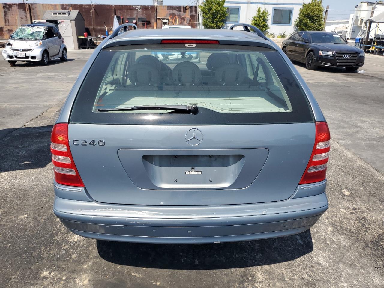 2004 Mercedes-benz C 240 Sportwagon Blue vin: WDBRH61J54F498871