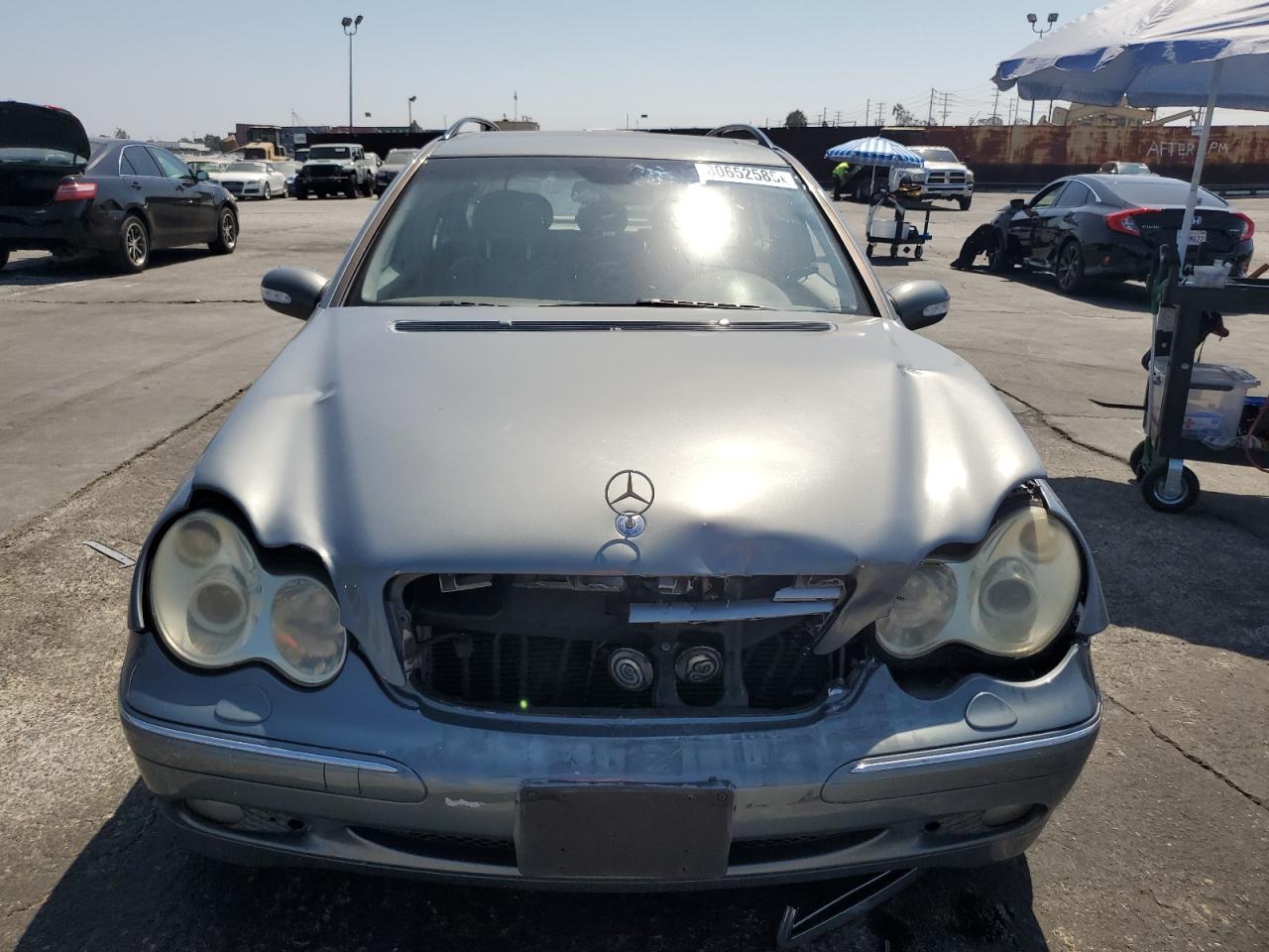 2004 Mercedes-benz C 240 Sportwagon Blue vin: WDBRH61J54F498871