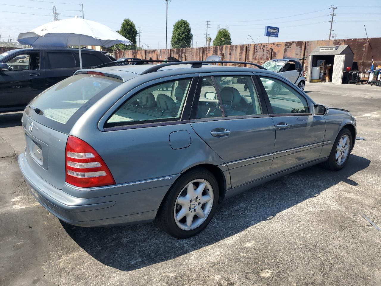 2004 Mercedes-benz C 240 Sportwagon Blue vin: WDBRH61J54F498871