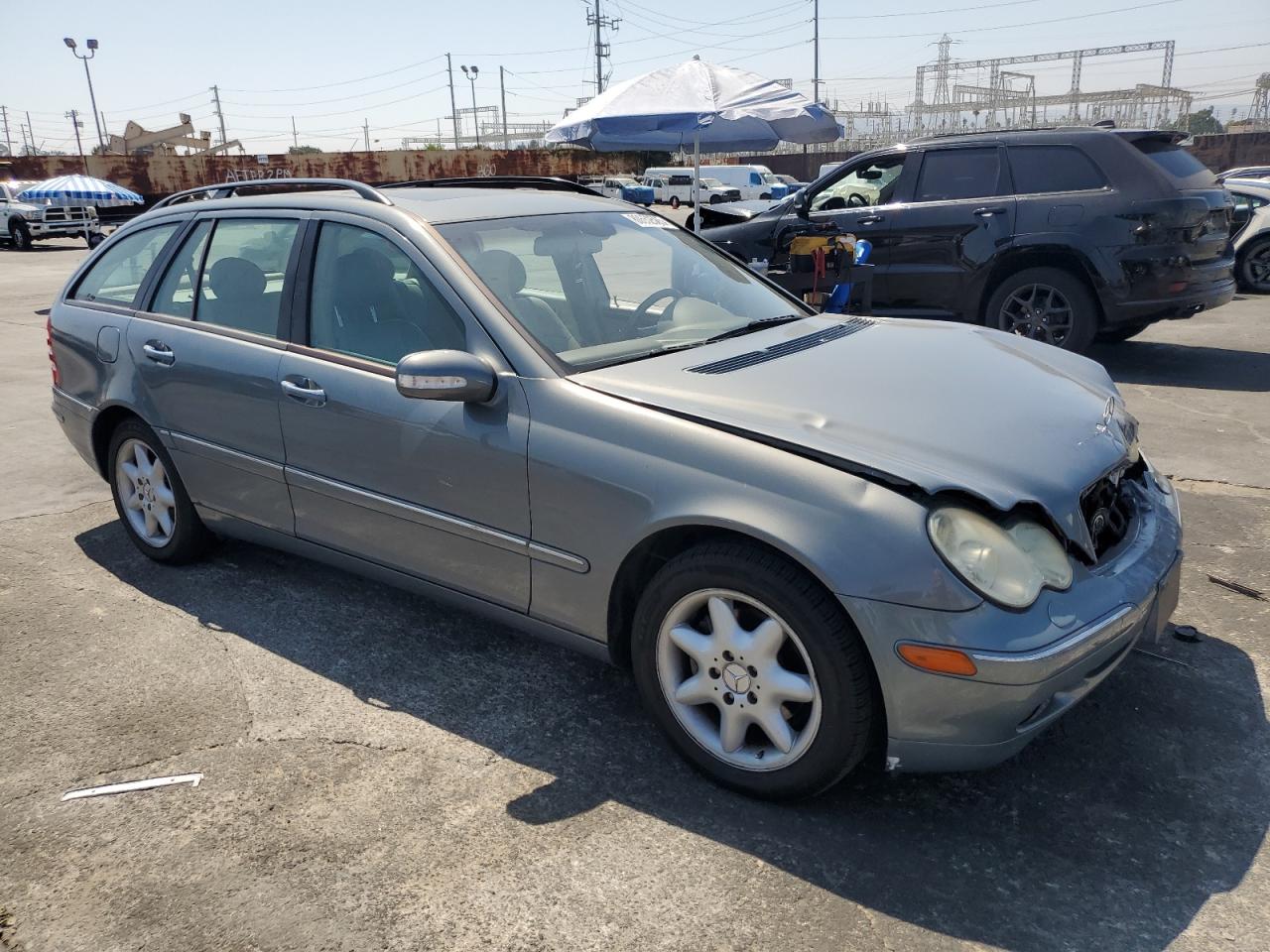 2004 Mercedes-benz C 240 Sportwagon Blue vin: WDBRH61J54F498871