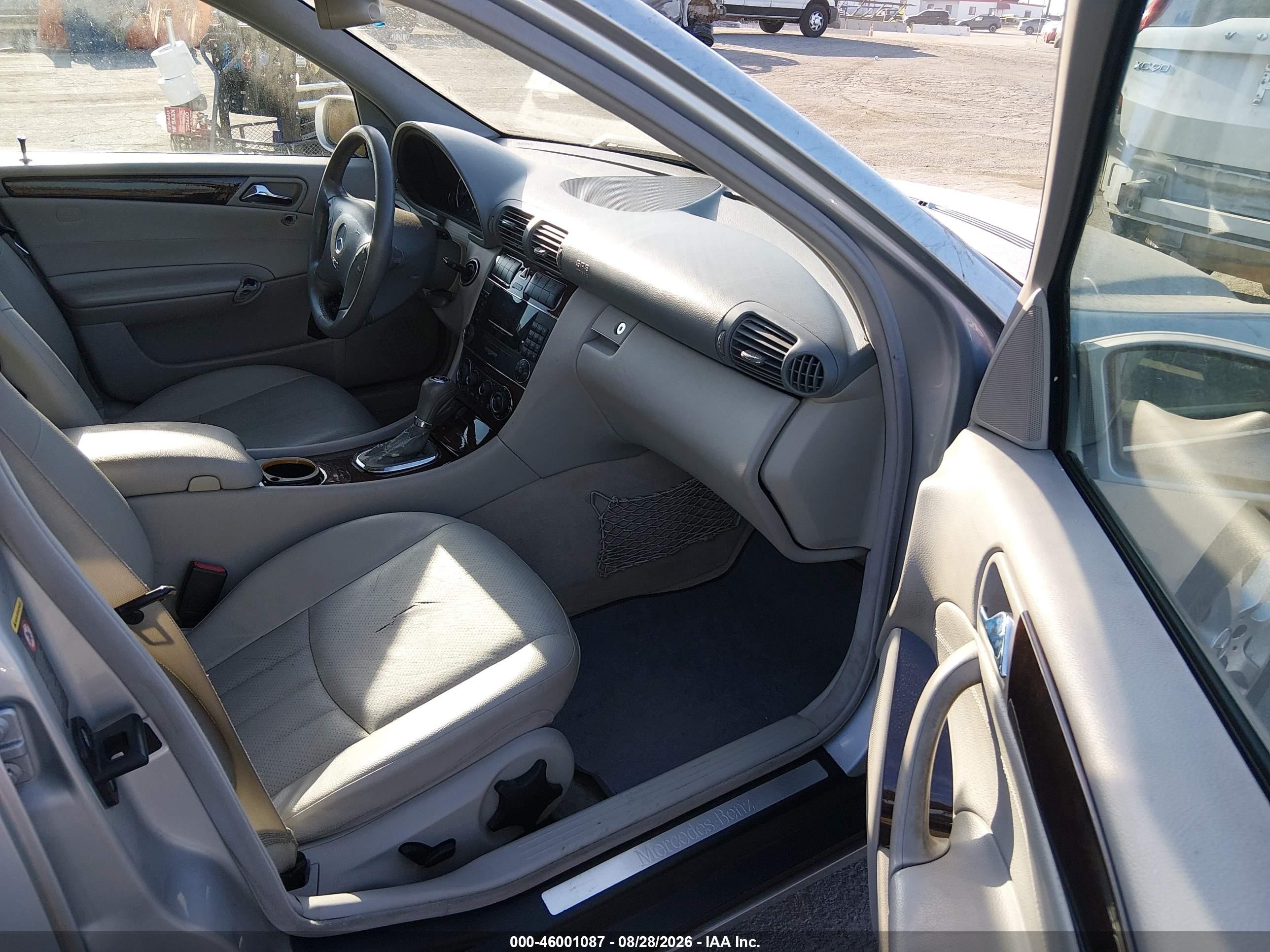 2005 Mercedes-benz C 240 Luxury Silver vin: WDBRH61J65F653235