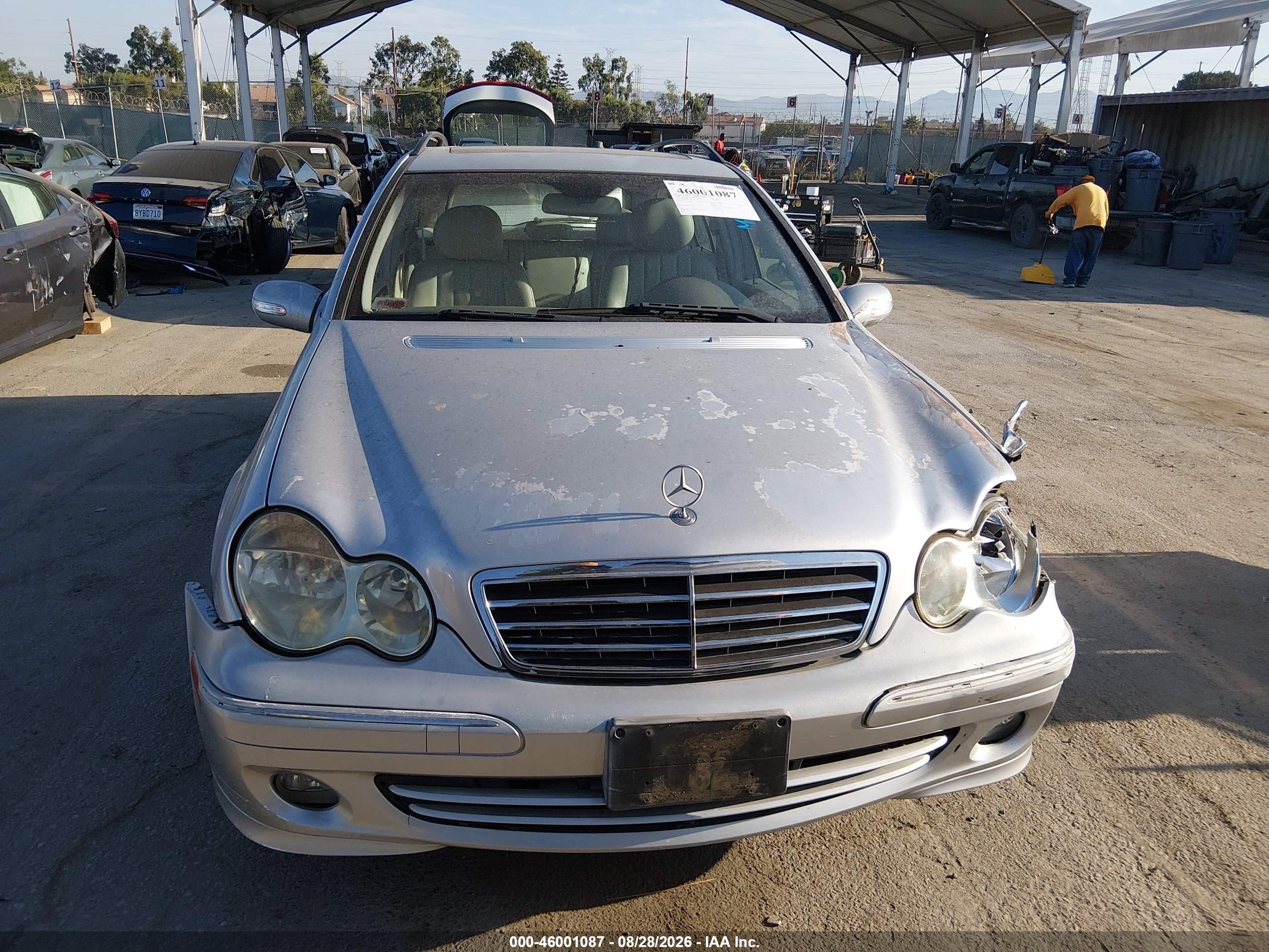 2005 Mercedes-benz C 240 Luxury Silver vin: WDBRH61J65F653235