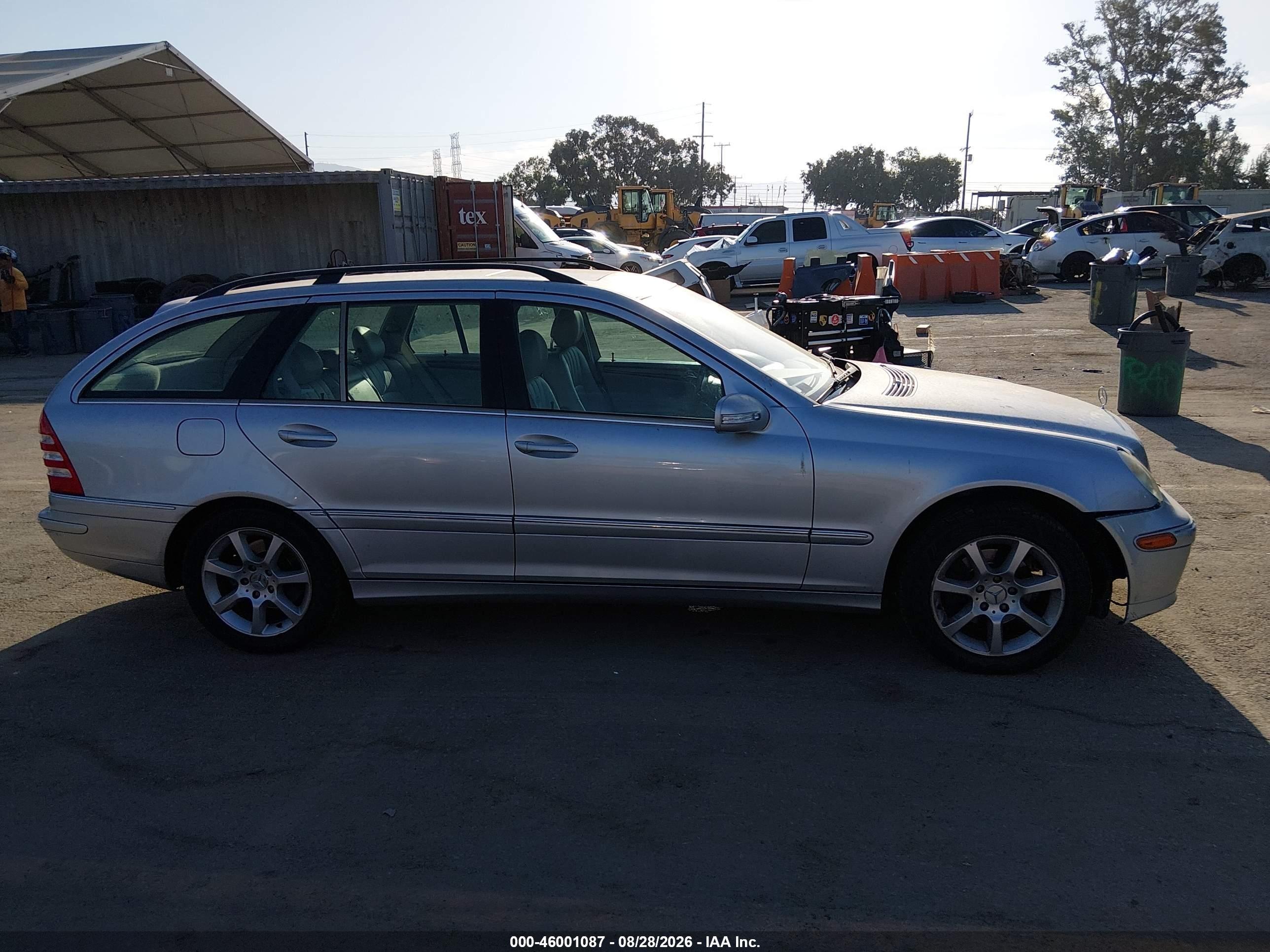 2005 Mercedes-benz C 240 Luxury Silver vin: WDBRH61J65F653235