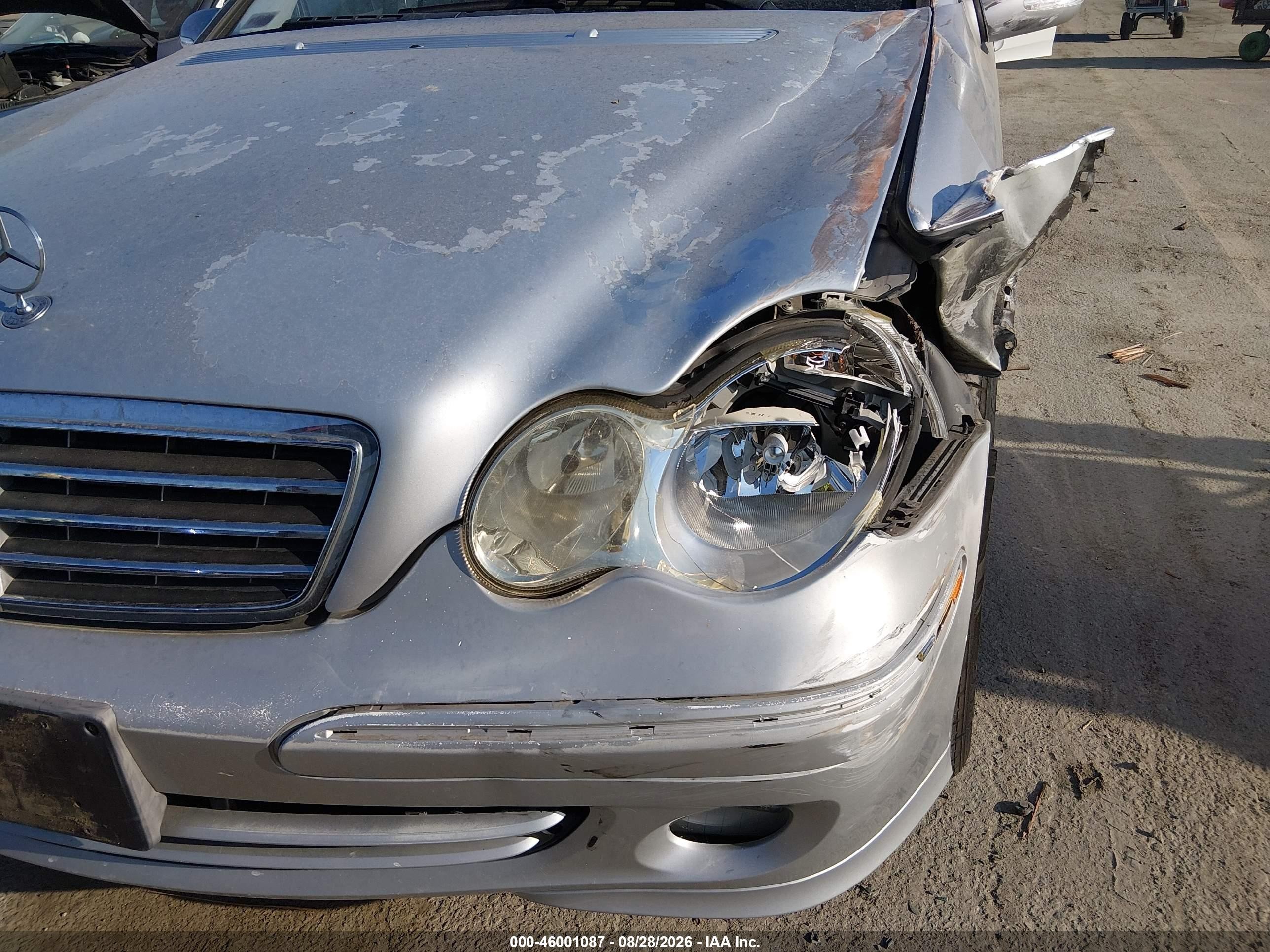 2005 Mercedes-benz C 240 Luxury Silver vin: WDBRH61J65F653235