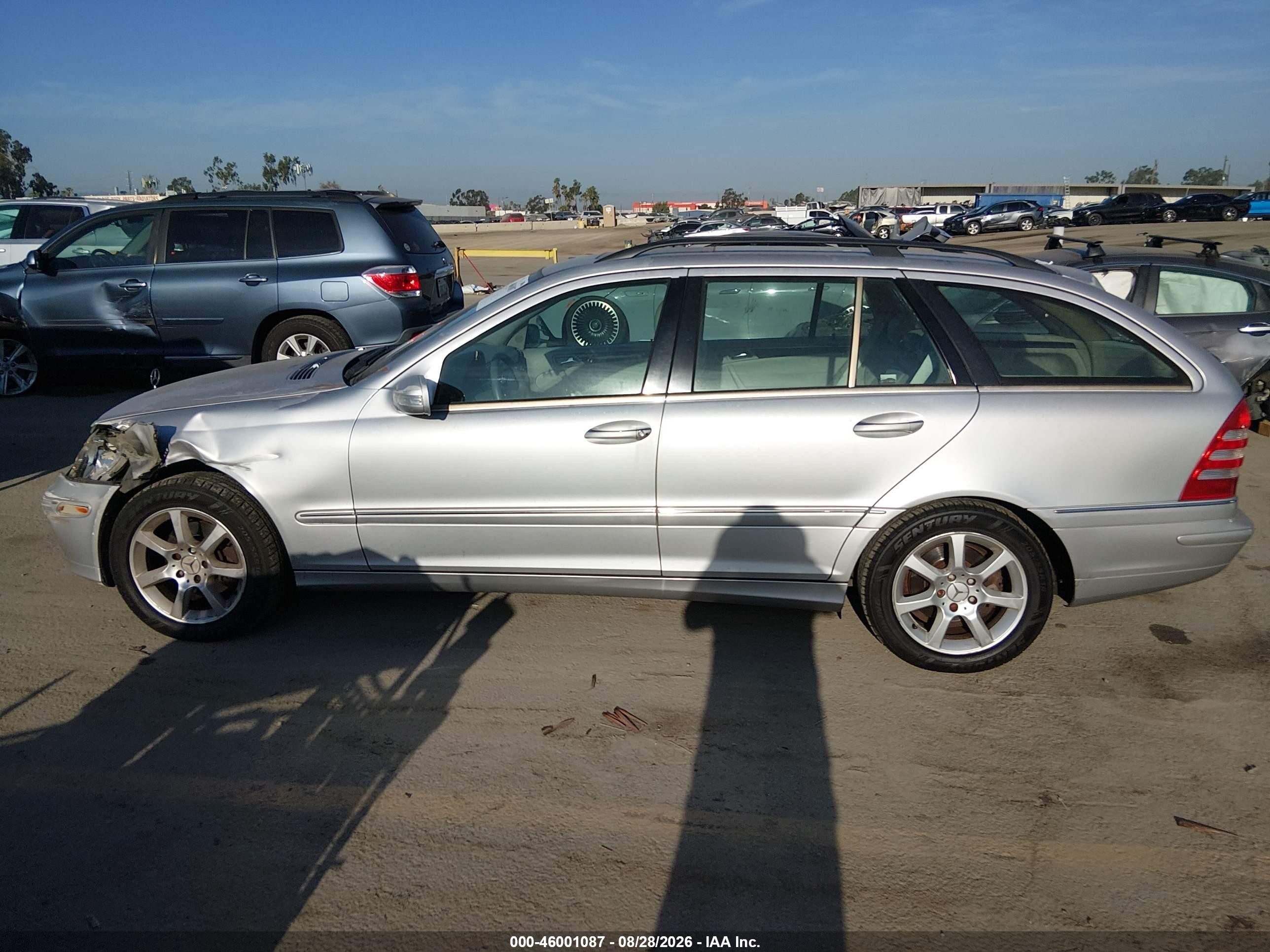 2005 Mercedes-benz C 240 Luxury Silver vin: WDBRH61J65F653235