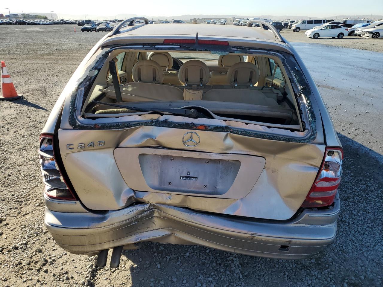 2003 Mercedes-benz C 240 Sportwagon Gold vin: WDBRH61J73F315954