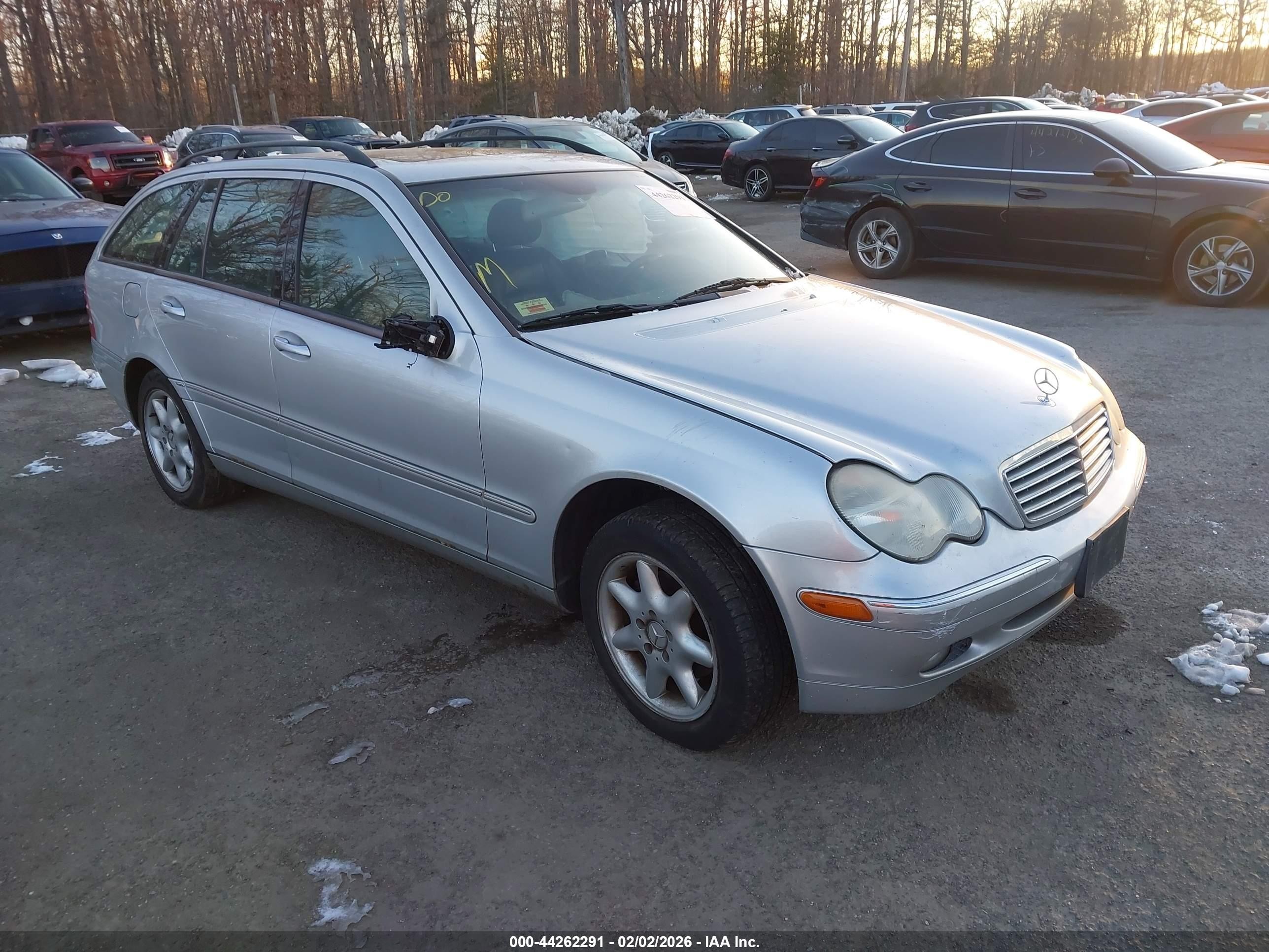 2003 Mercedes-benz C 240   Серебряный vin: WDBRH61J73F389892