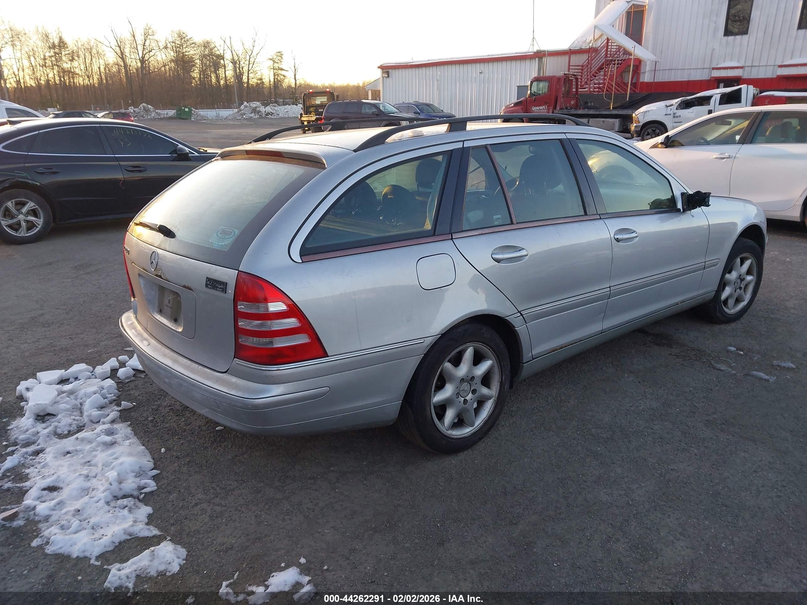 2003 Mercedes-benz C 240   Серебряный vin: WDBRH61J73F389892