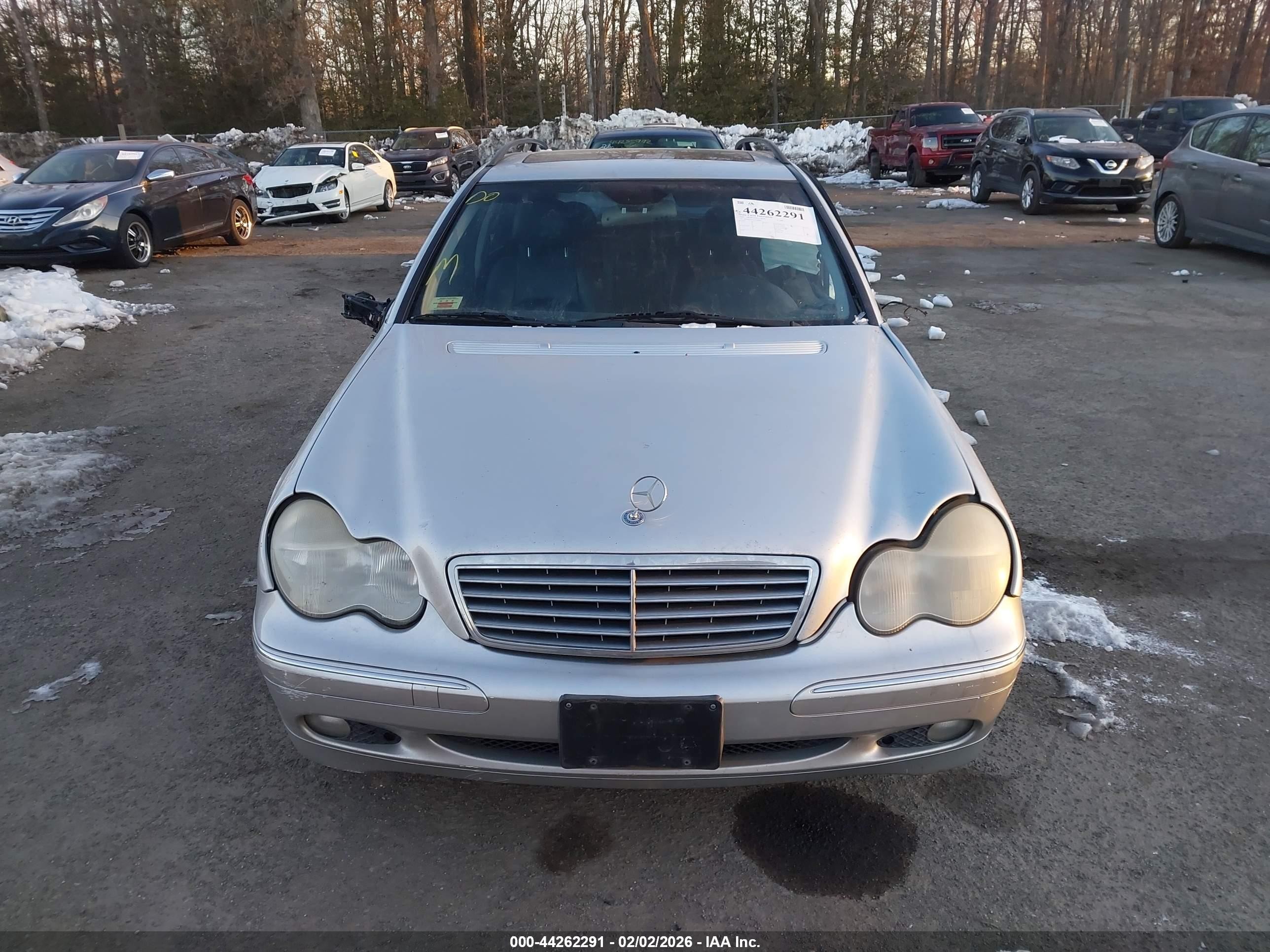 2003 Mercedes-benz C 240   Серебряный vin: WDBRH61J73F389892