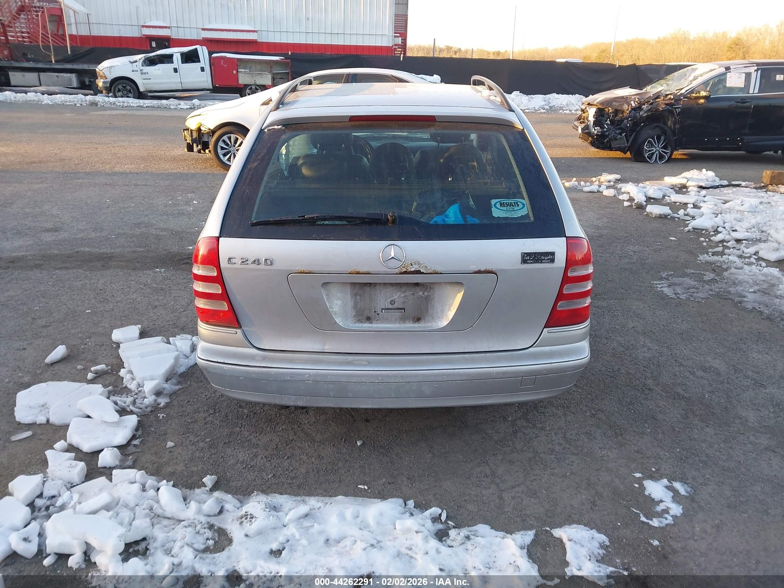 2003 Mercedes-benz C 240   Серебряный vin: WDBRH61J73F389892