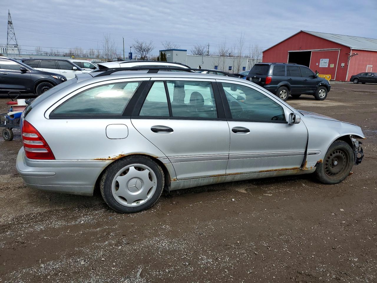 2003 Mercedes-benz C 240 Sportwagon Silver vin: WDBRH61J83F351085