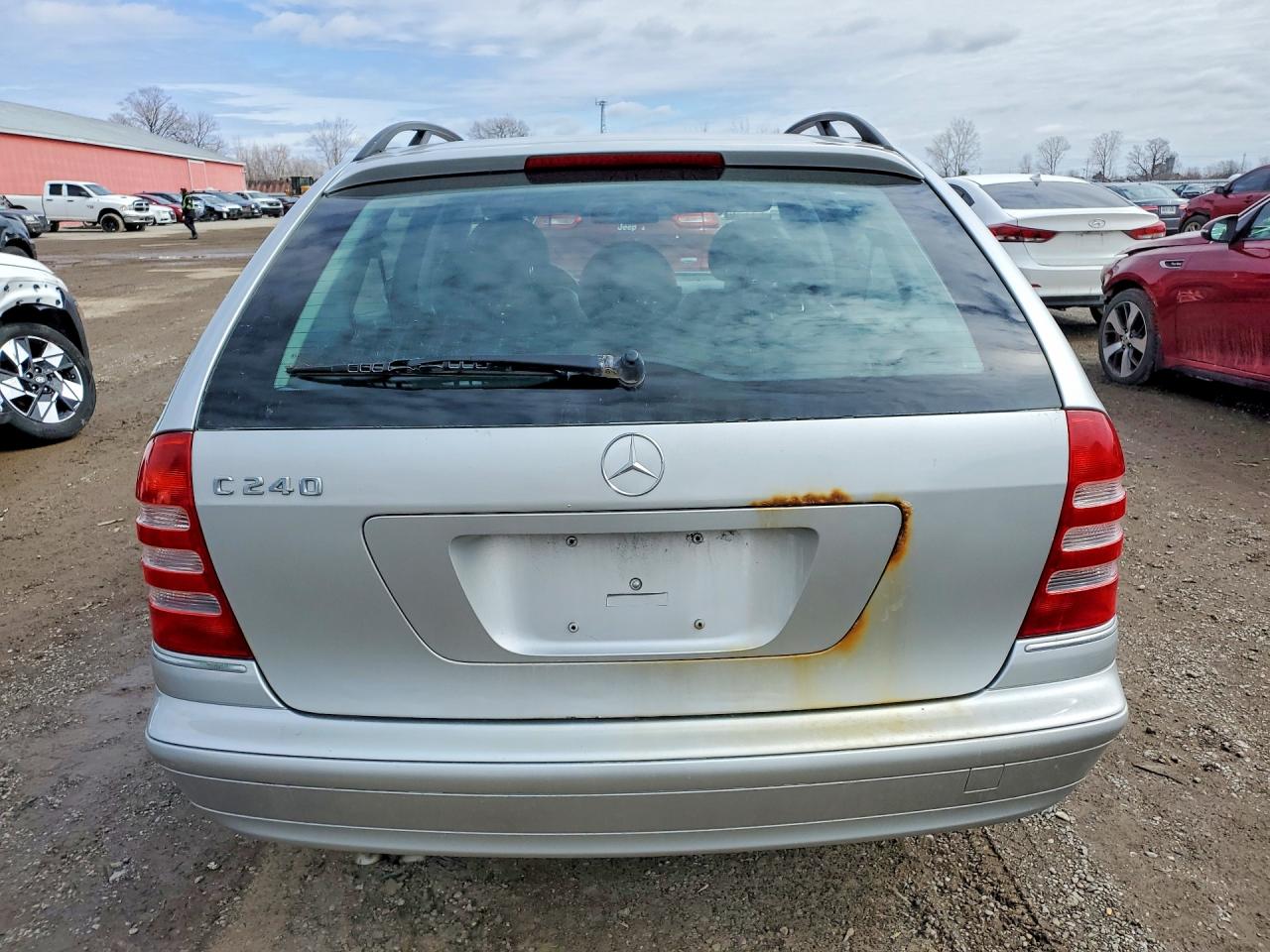 2003 Mercedes-benz C 240 Sportwagon Silver vin: WDBRH61J83F351085