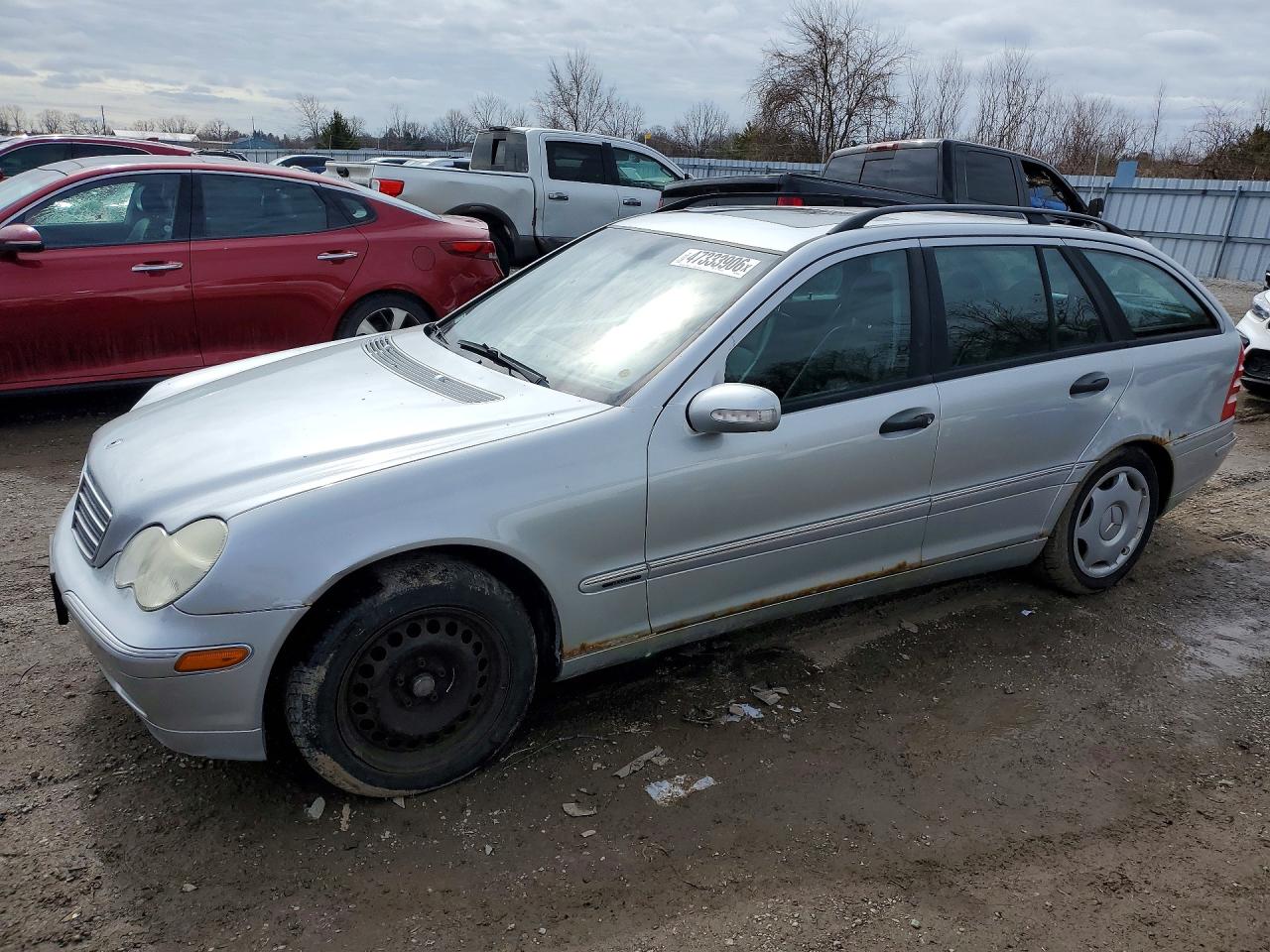 2003 Mercedes-benz C 240 Sportwagon Silver vin: WDBRH61J83F351085