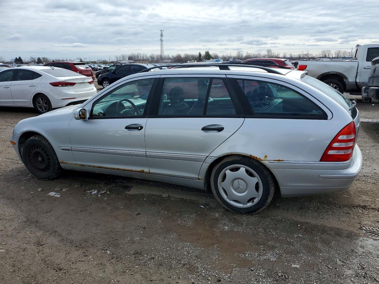 2003 Mercedes-benz C 240 Sportwagon Silver vin: WDBRH61J83F351085