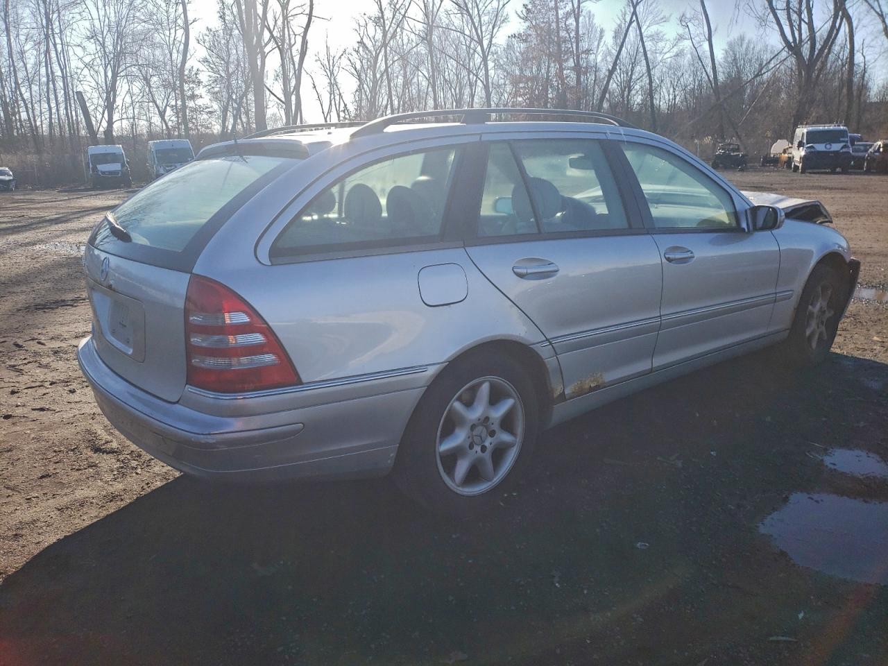 2003 Mercedes-benz C 240 Sportwagon Silver vin: WDBRH61JX3F323546