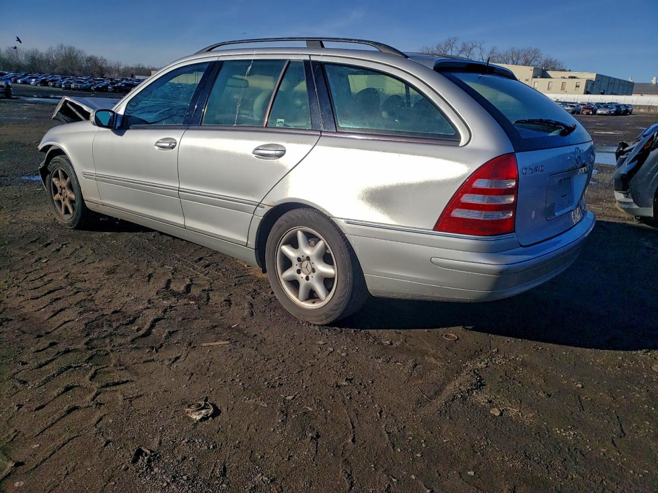 2003 Mercedes-benz C 240 Sportwagon Silver vin: WDBRH61JX3F323546