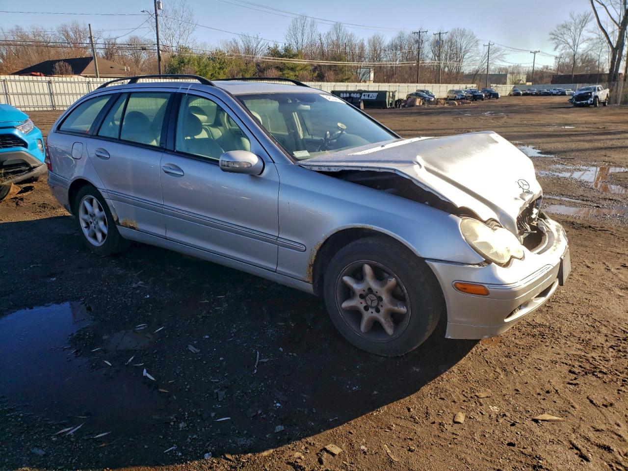 2003 Mercedes-benz C 240 Sportwagon Silver vin: WDBRH61JX3F323546