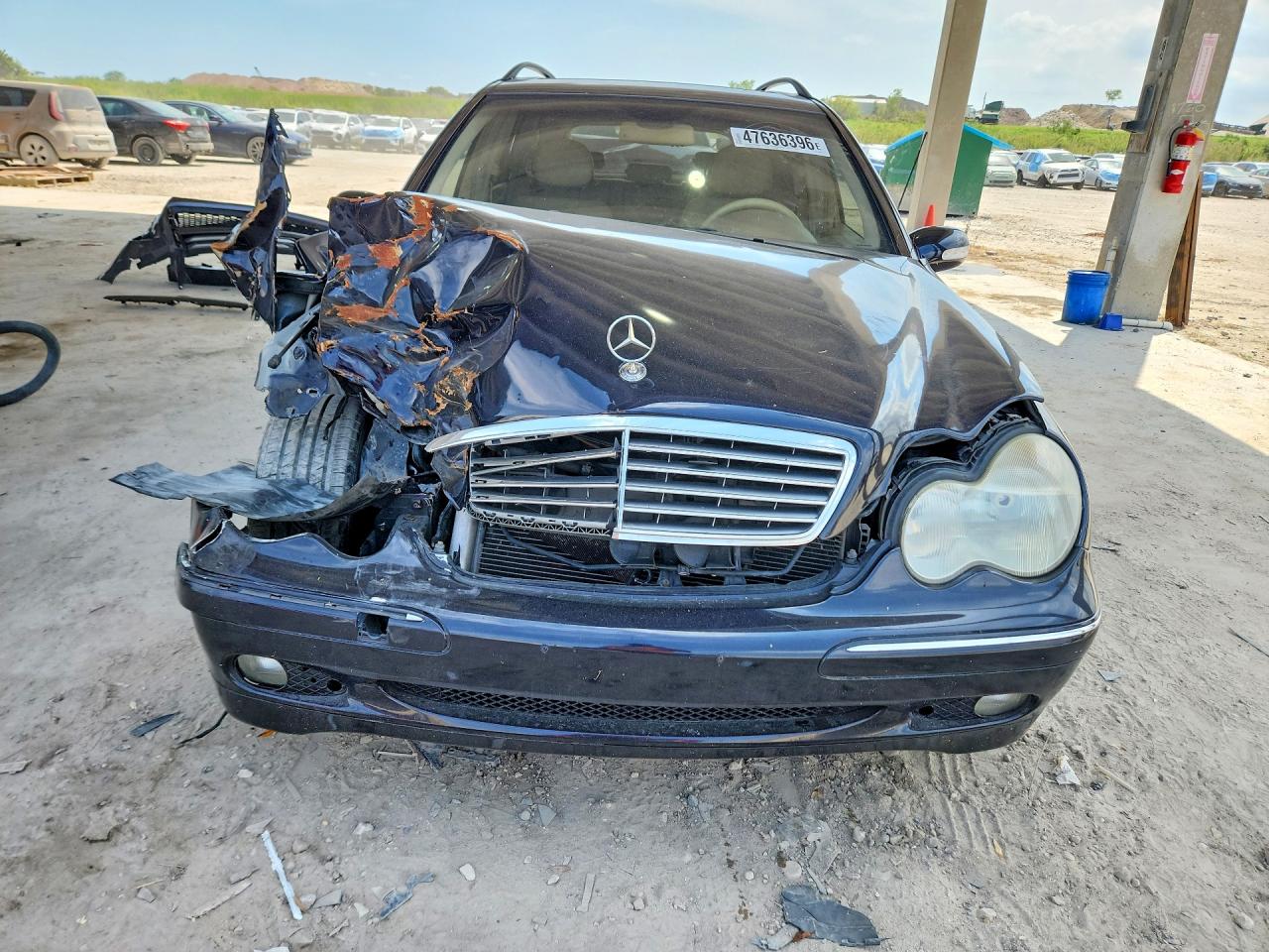 2003 Mercedes-benz C 240 Sportwagon Blue vin: WDBRH61JX3F342775