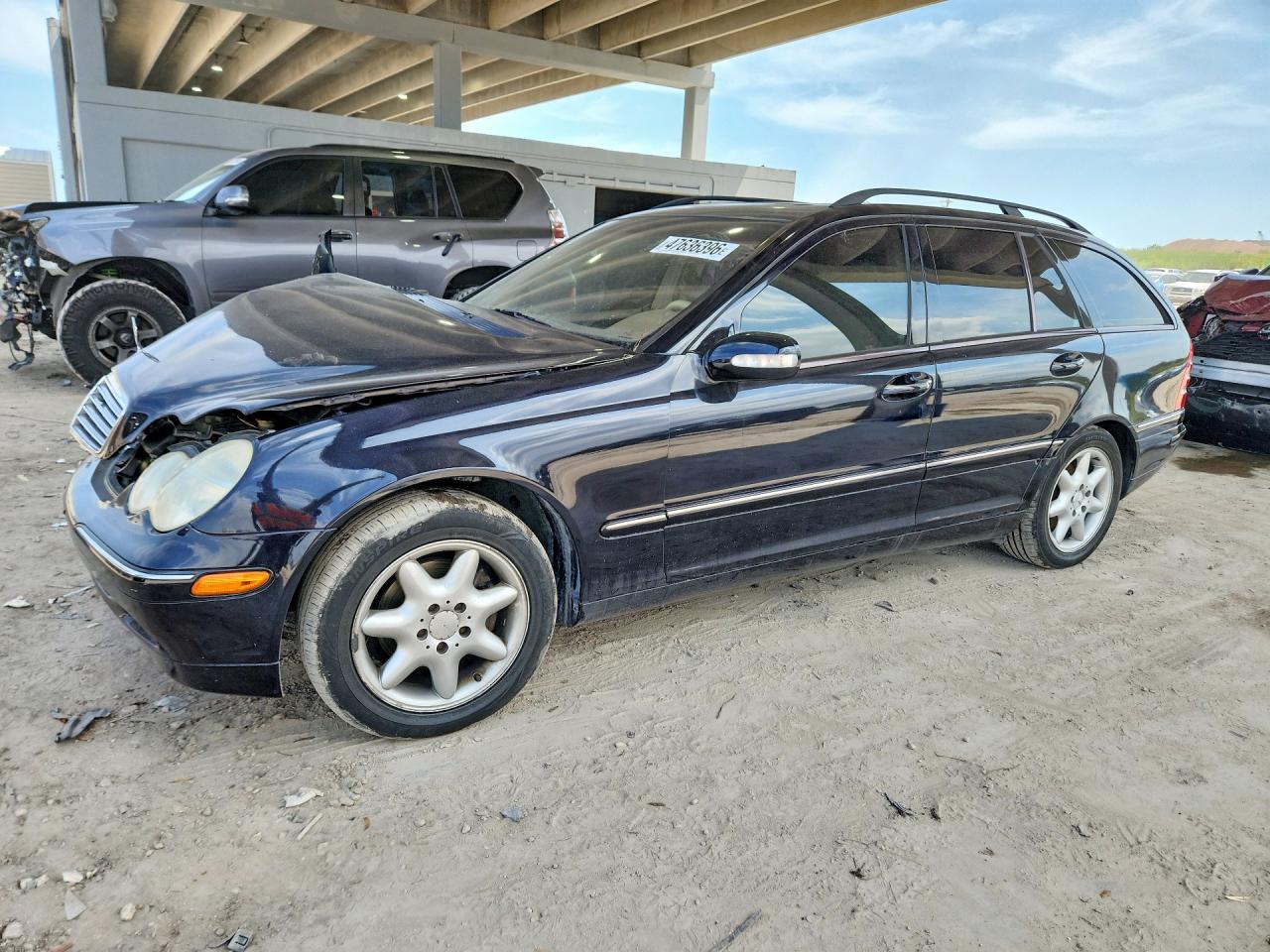 2003 Mercedes-benz C 240 Sportwagon Синий vin: WDBRH61JX3F342775